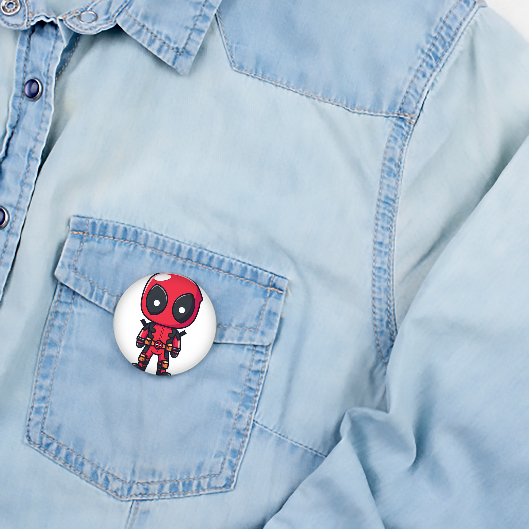 Deadpool デッドプール 6cm 缶バッジ 複数セット