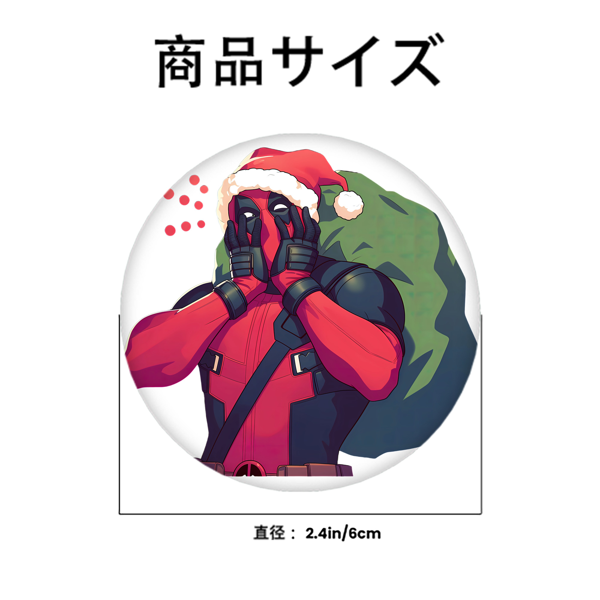 Deadpool デッドプール 6cm 缶バッジ 複数セット