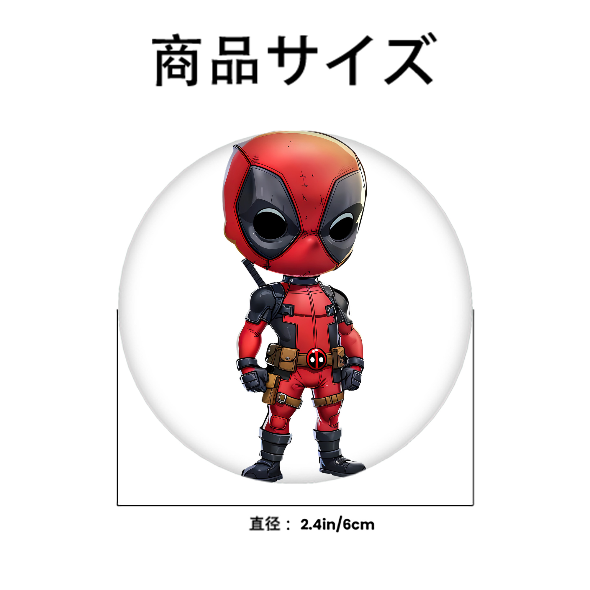 Deadpool デッドプール 6cm 缶バッジ 複数セット
