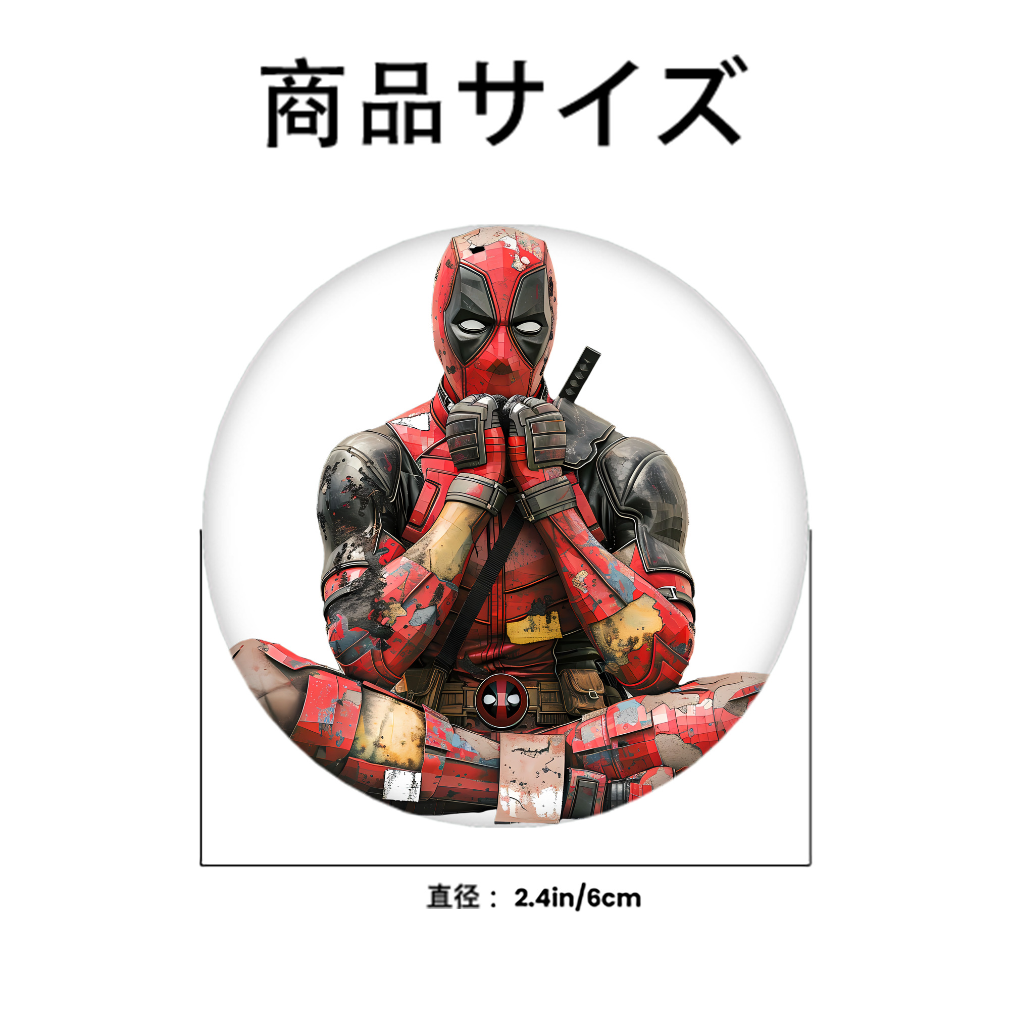 Deadpool デッドプール 6cm 缶バッジ 複数セット