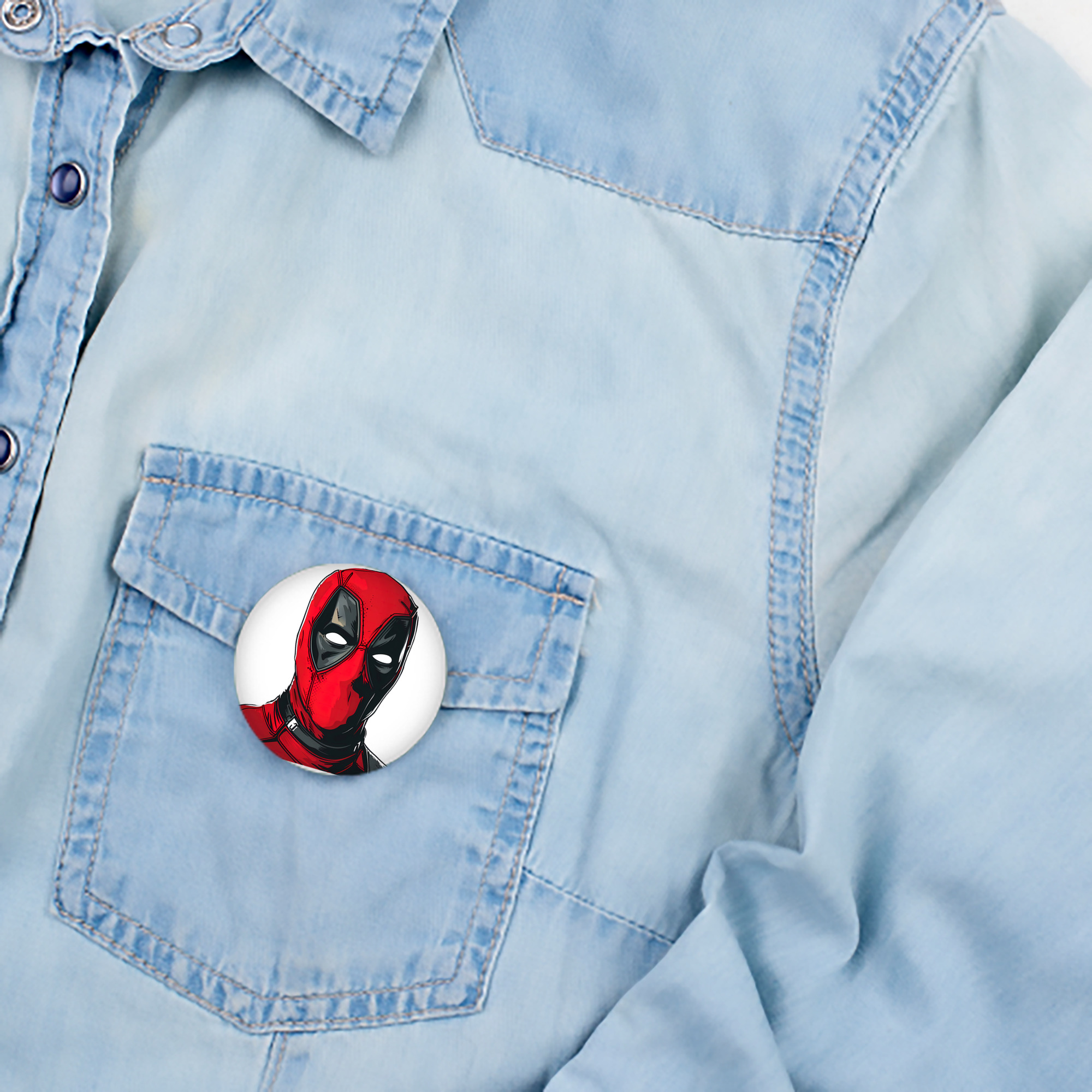 Deadpool デッドプール 6cm 缶バッジ 複数セット