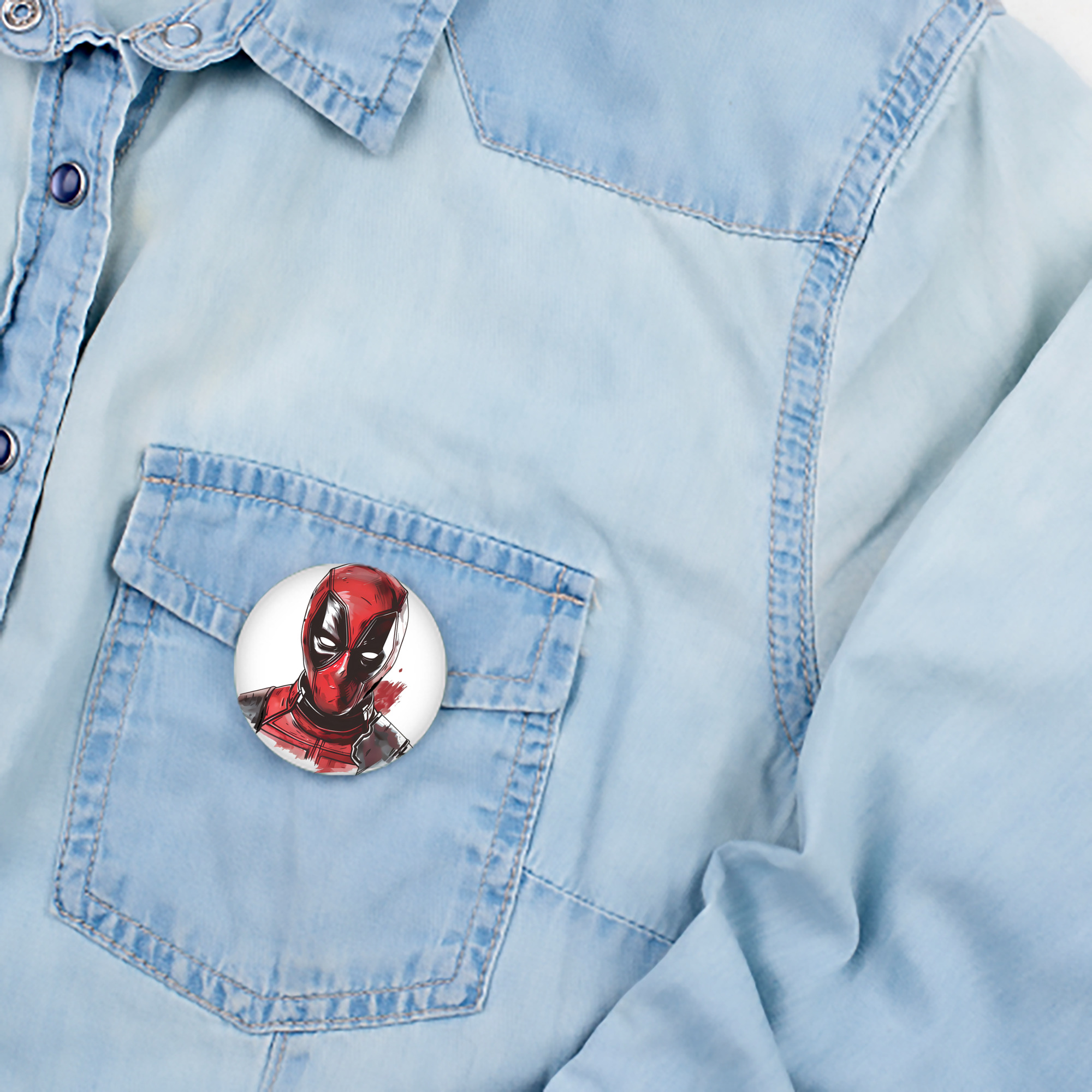 Deadpool デッドプール 6cm 缶バッジ 複数セット