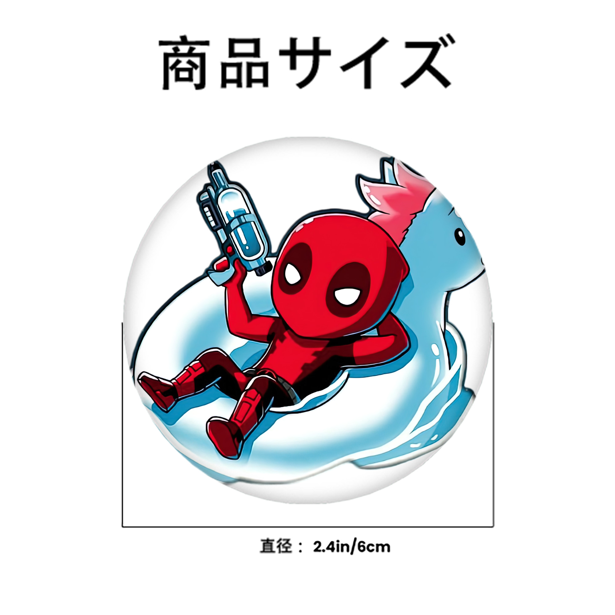 Deadpool デッドプール 6cm 缶バッジ 複数セット