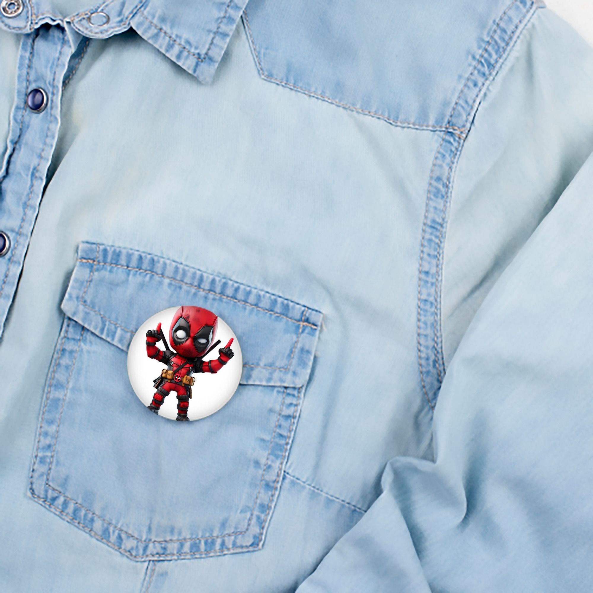Deadpool デッドプール 6cm 缶バッジ 複数セット