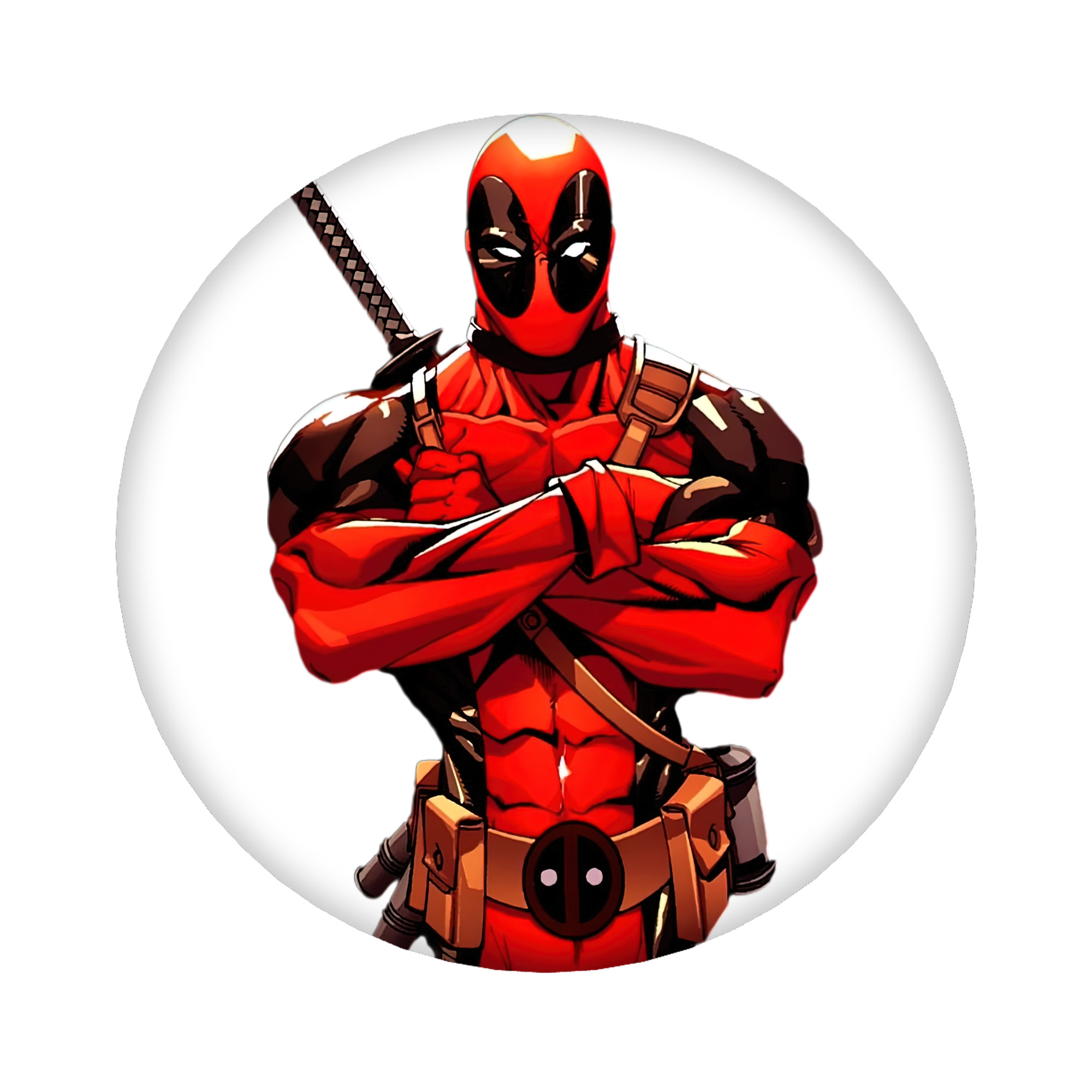 （画像用） Deadpool デッドプール 6cm 缶バッジ 複数セット
