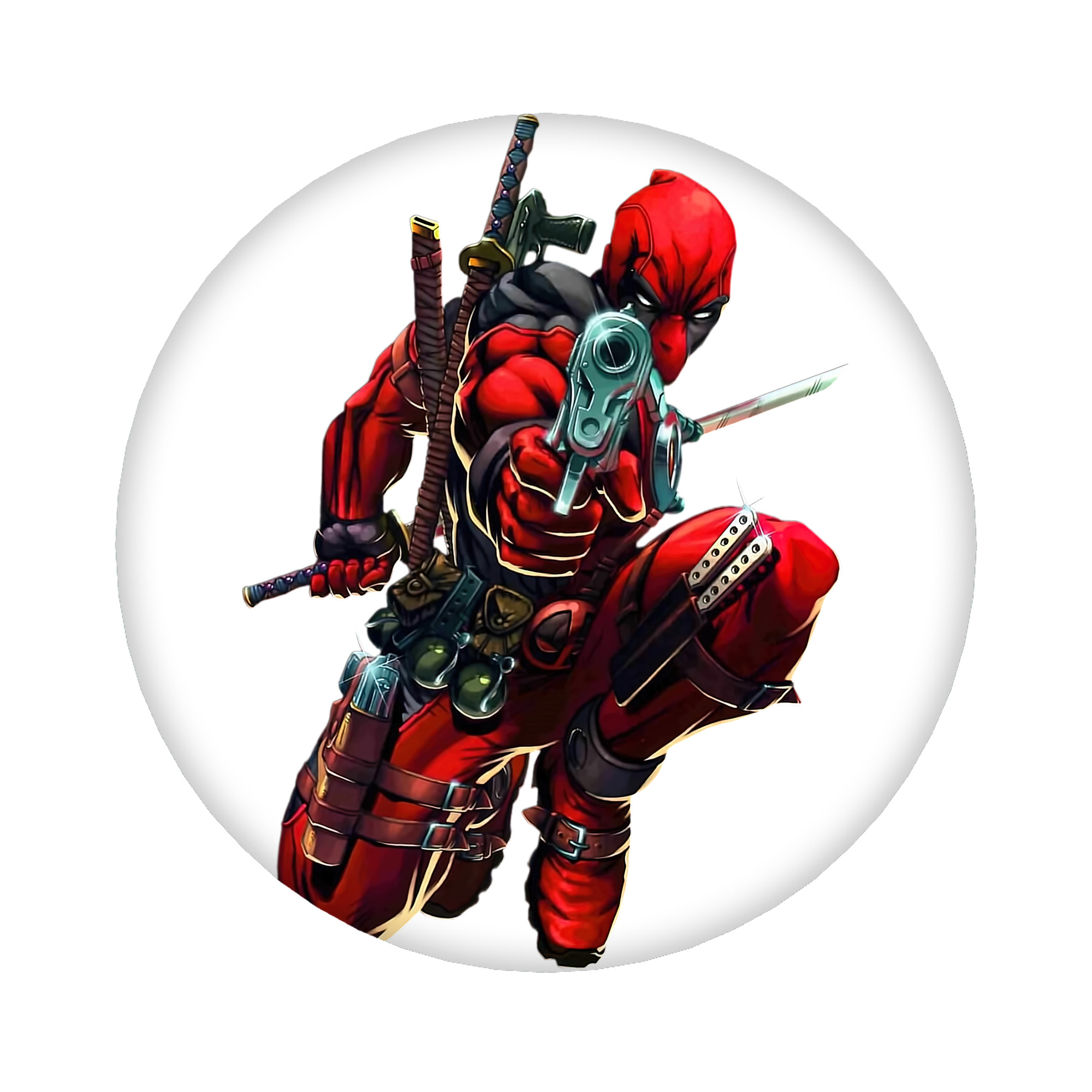 （画像用） Deadpool デッドプール 6cm 缶バッジ 複数セット