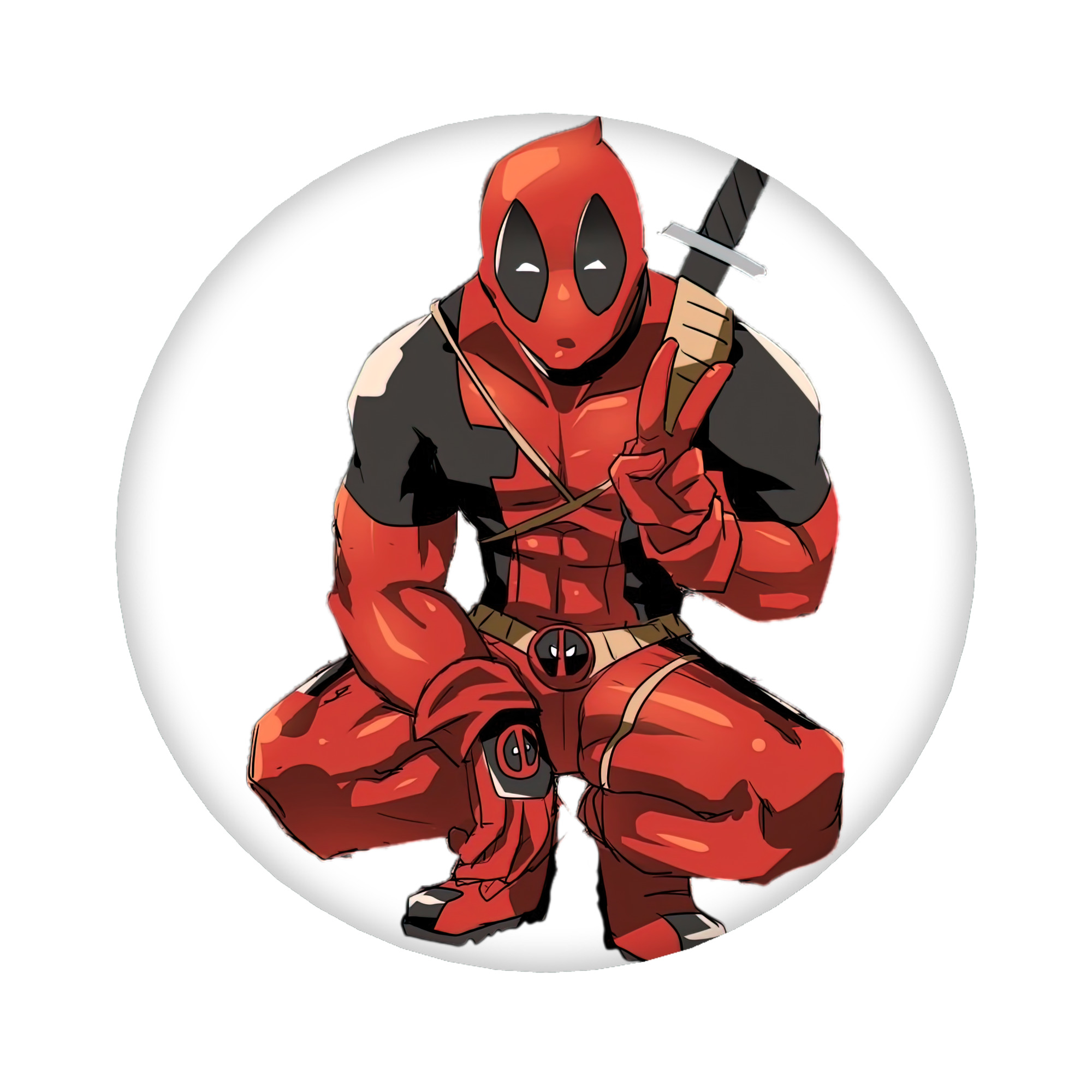 （画像用） Deadpool デッドプール 6cm 缶バッジ 複数セット