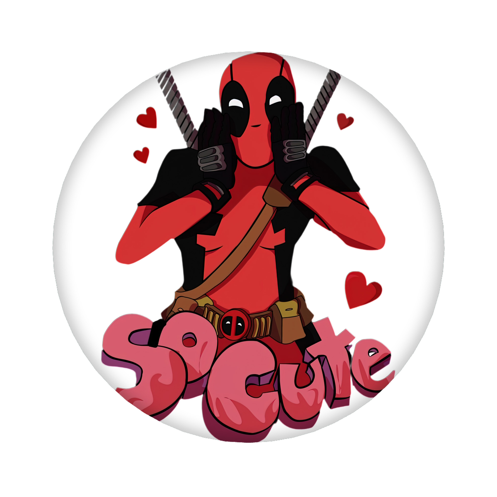 （画像用） Deadpool デッドプール 6cm 缶バッジ 複数セット