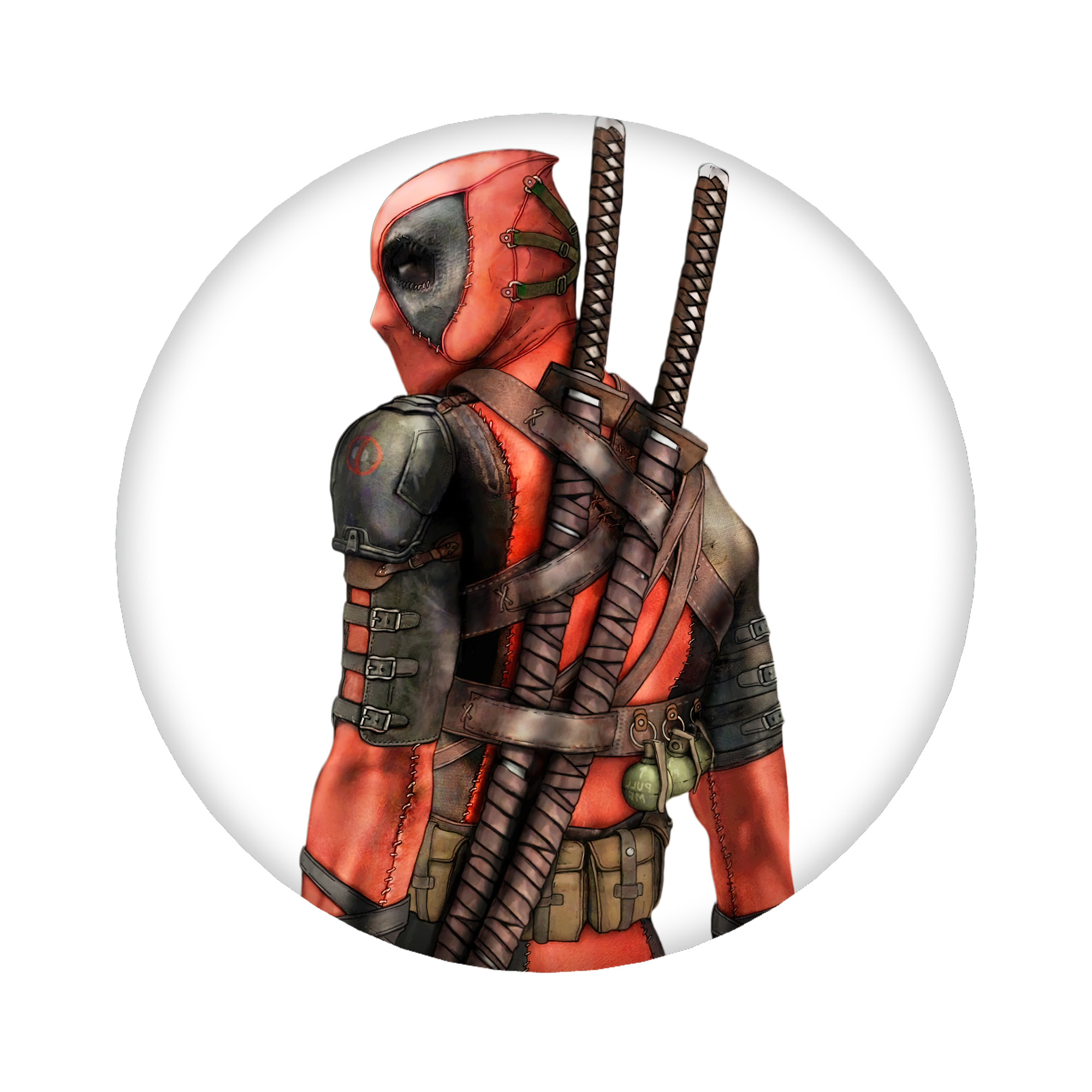（画像用） Deadpool デッドプール 6cm 缶バッジ 複数セット