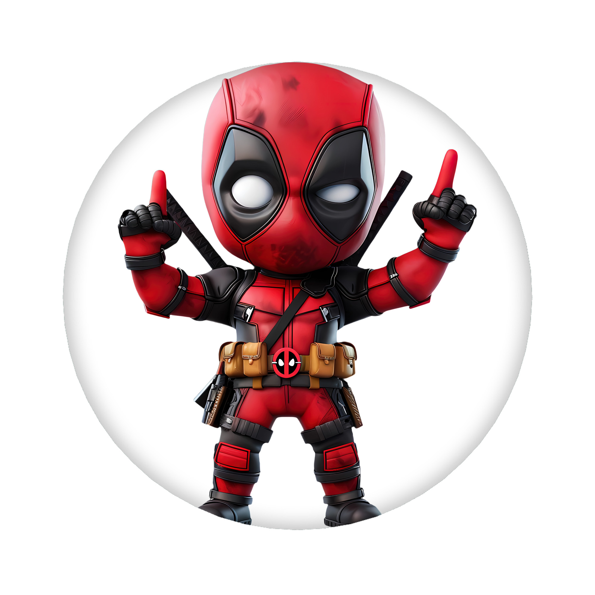 （画像用） Deadpool デッドプール 6cm 缶バッジ 複数セット