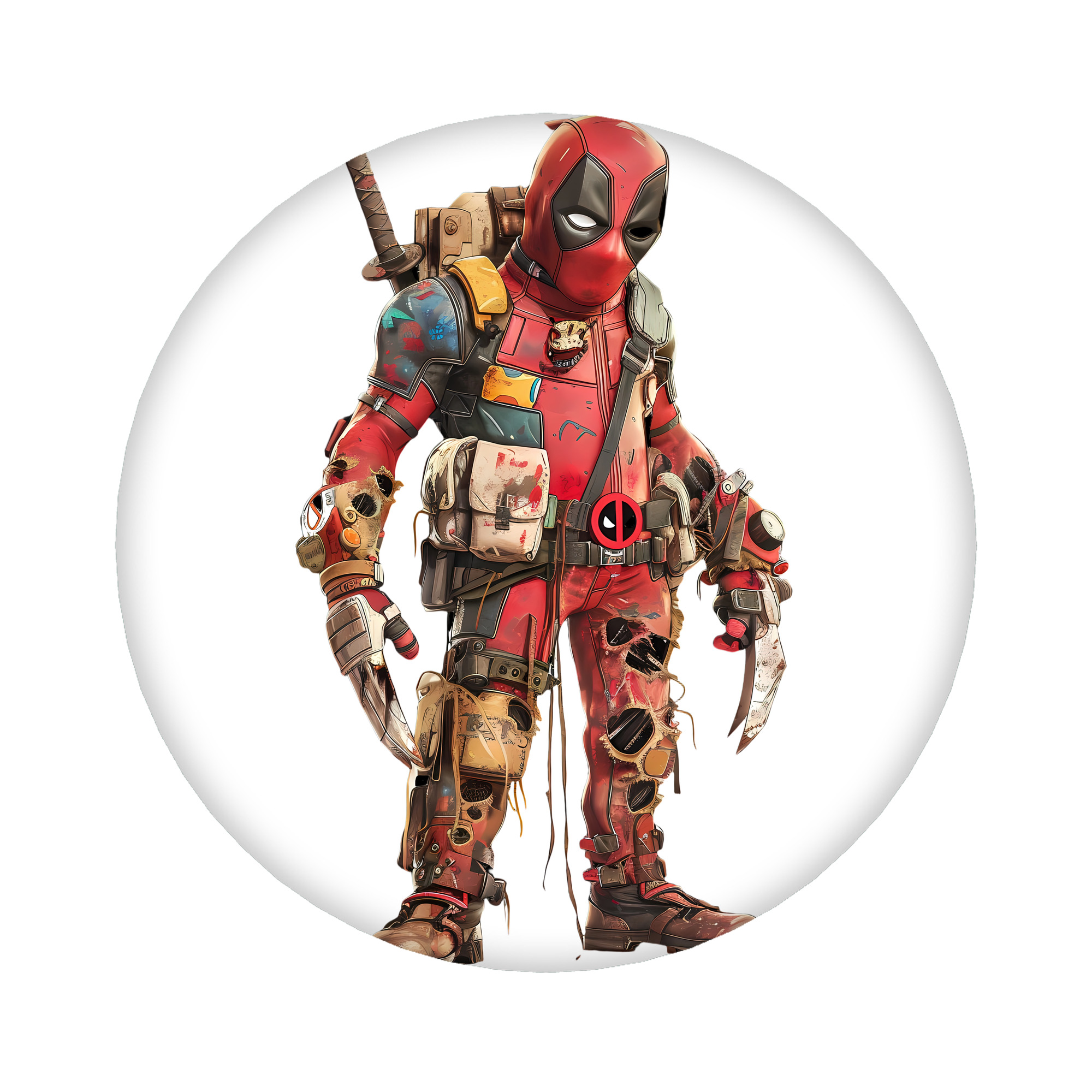 （画像用） Deadpool デッドプール 6cm 缶バッジ 複数セット