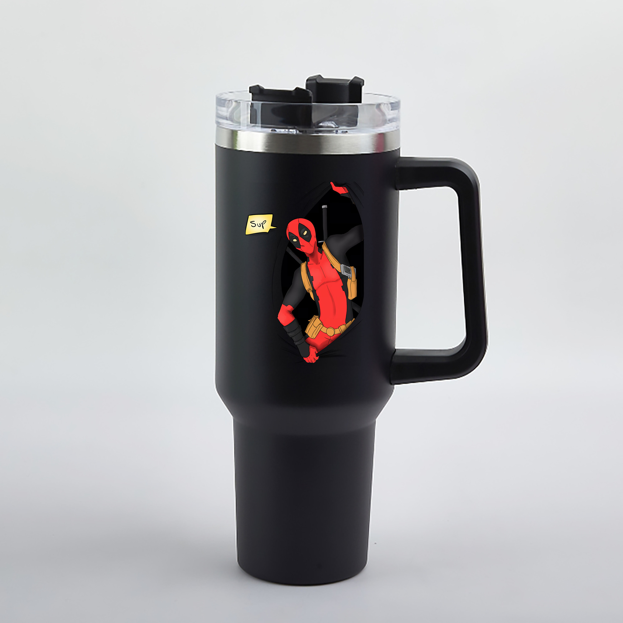 （画像用） Deadpool デッドプール 1200mL車用タンブラー（カラープリント）