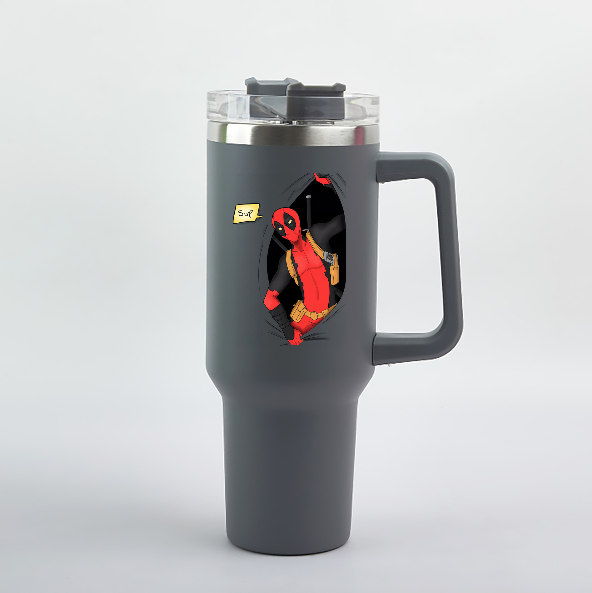 （画像用） Deadpool デッドプール 1200mL車用タンブラー（カラープリント）