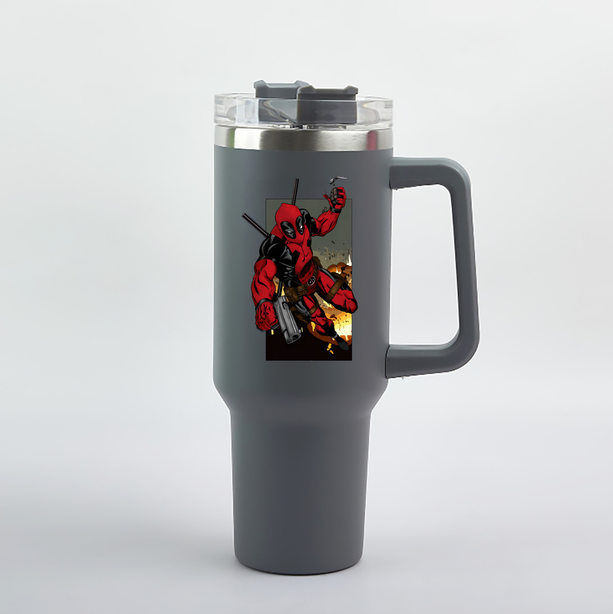 （画像用） Deadpool デッドプール 1200mL車用タンブラー（カラープリント）