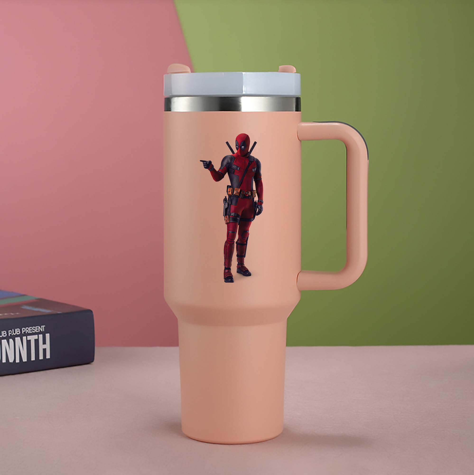 （画像用） Deadpool デッドプール 1200mL車用タンブラー（カラープリント）