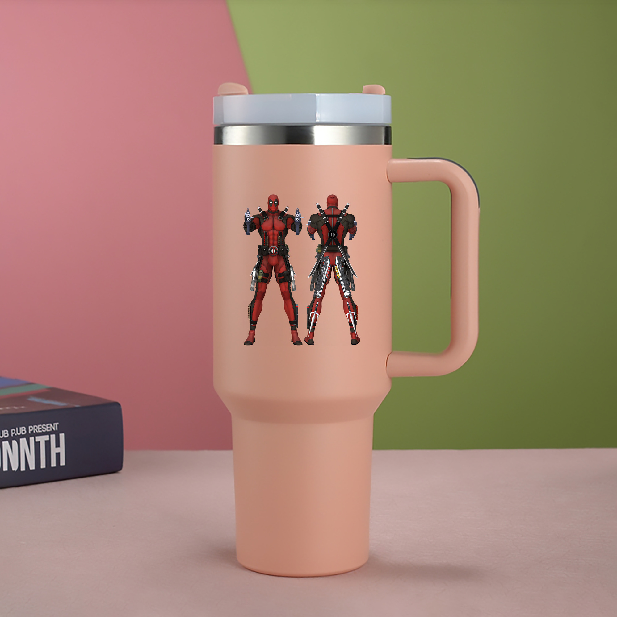 （画像用） Deadpool デッドプール 1200mL車用タンブラー（カラープリント）