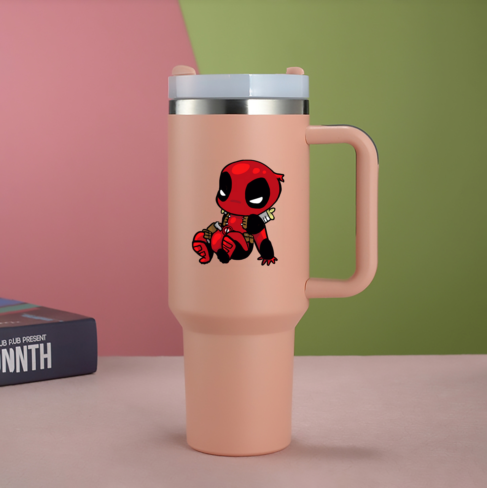 （画像用） Deadpool デッドプール 1200mL車用タンブラー（カラープリント）