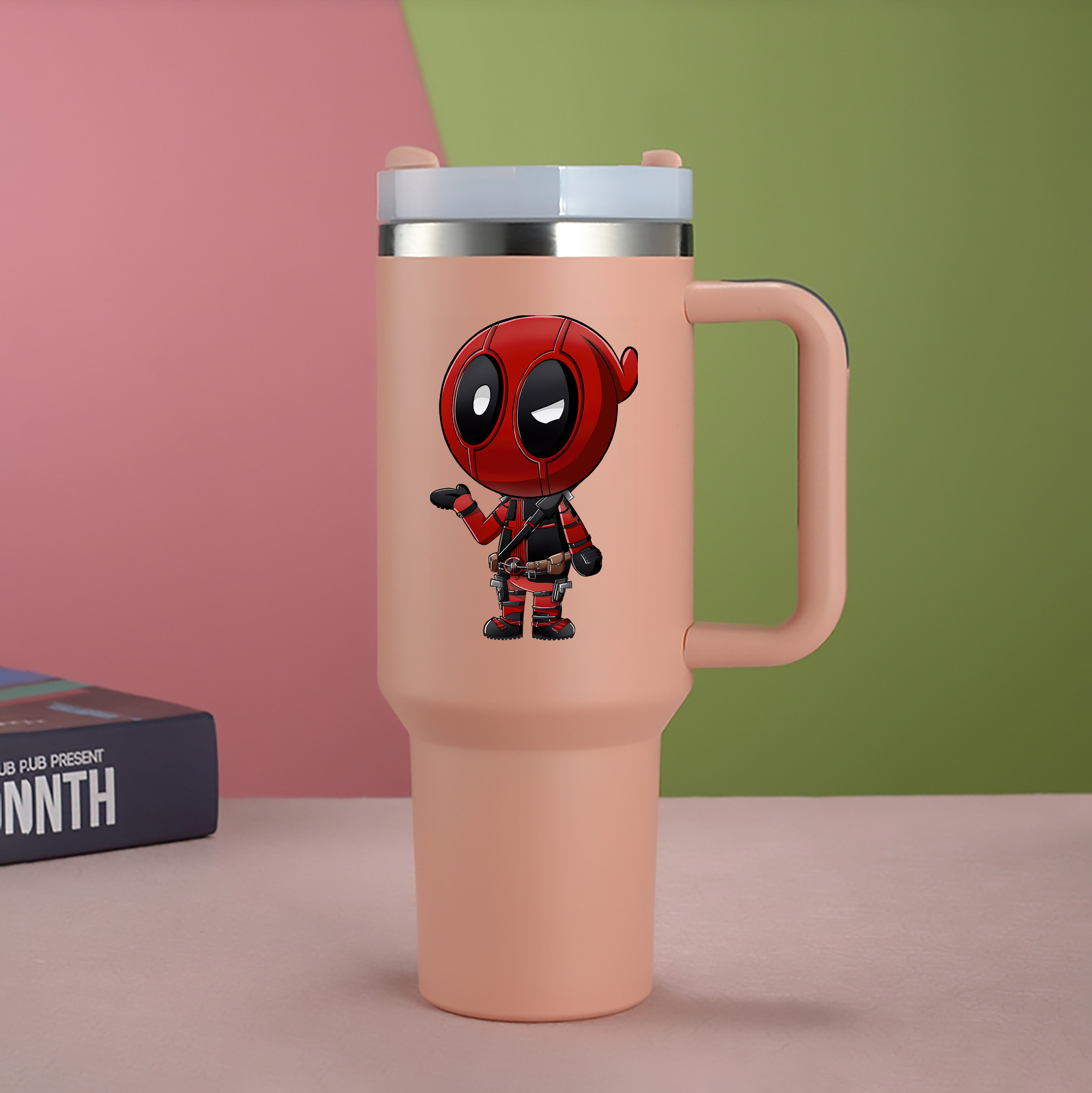 （画像用） Deadpool デッドプール 1200mL車用タンブラー（カラープリント）