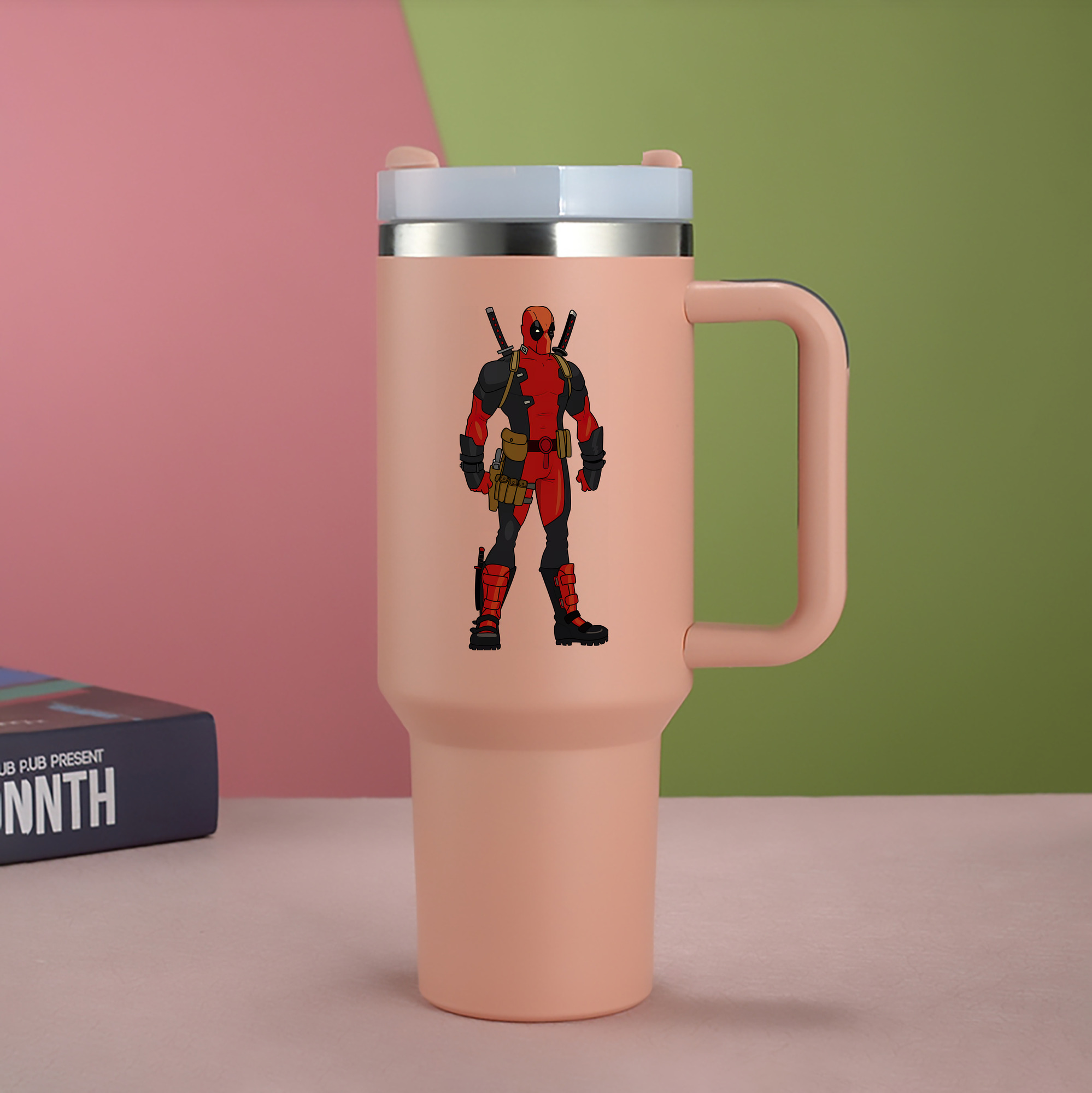 （画像用） Deadpool デッドプール 1200mL車用タンブラー（カラープリント）