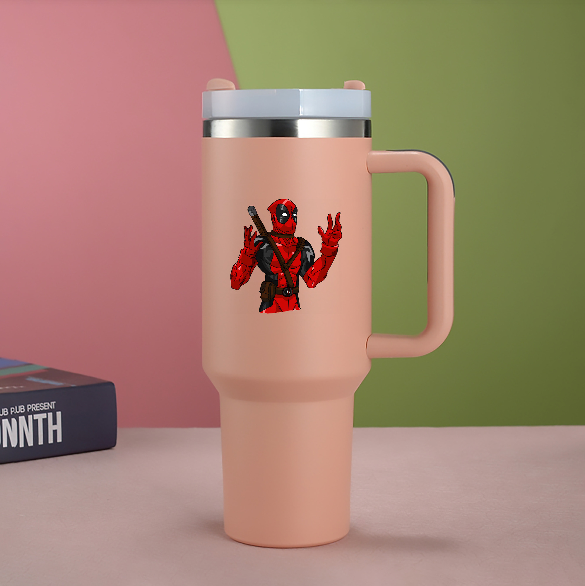 （画像用） Deadpool デッドプール 1200mL車用タンブラー（カラープリント）