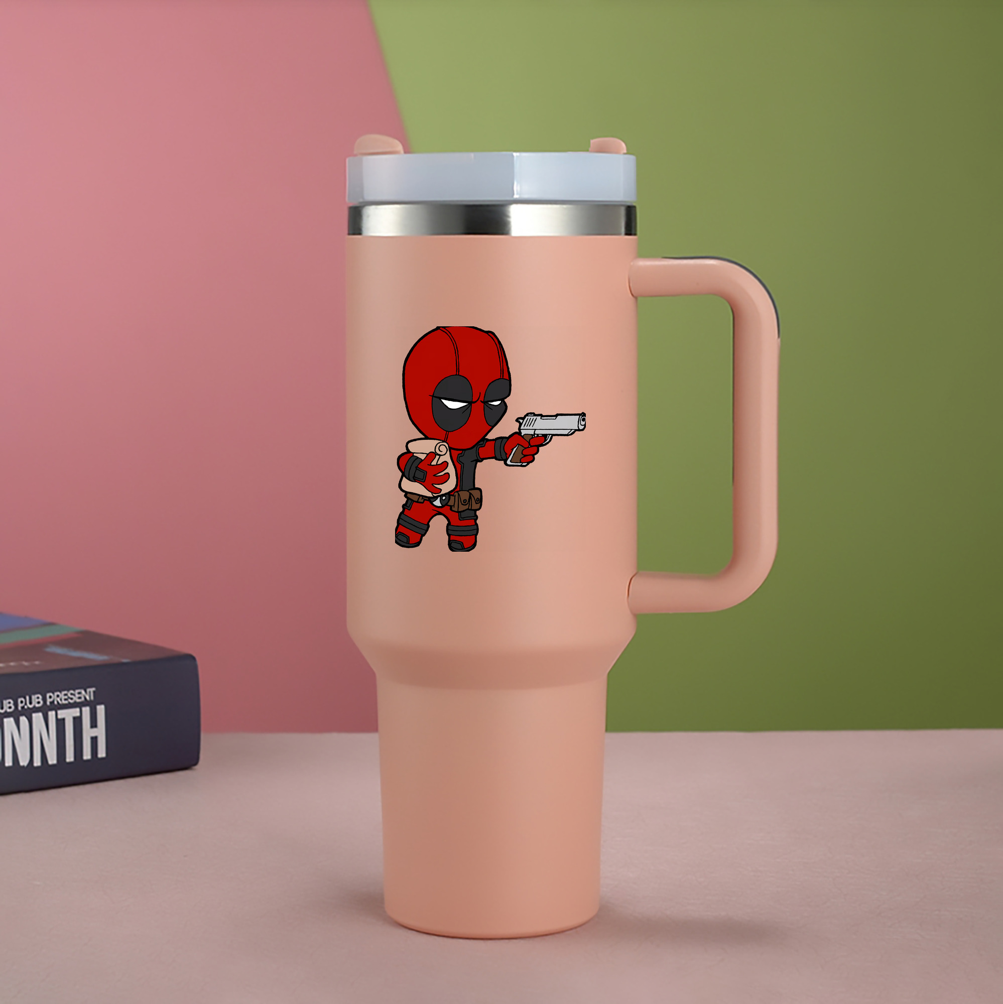 （画像用） Deadpool デッドプール 1200mL車用タンブラー（カラープリント）