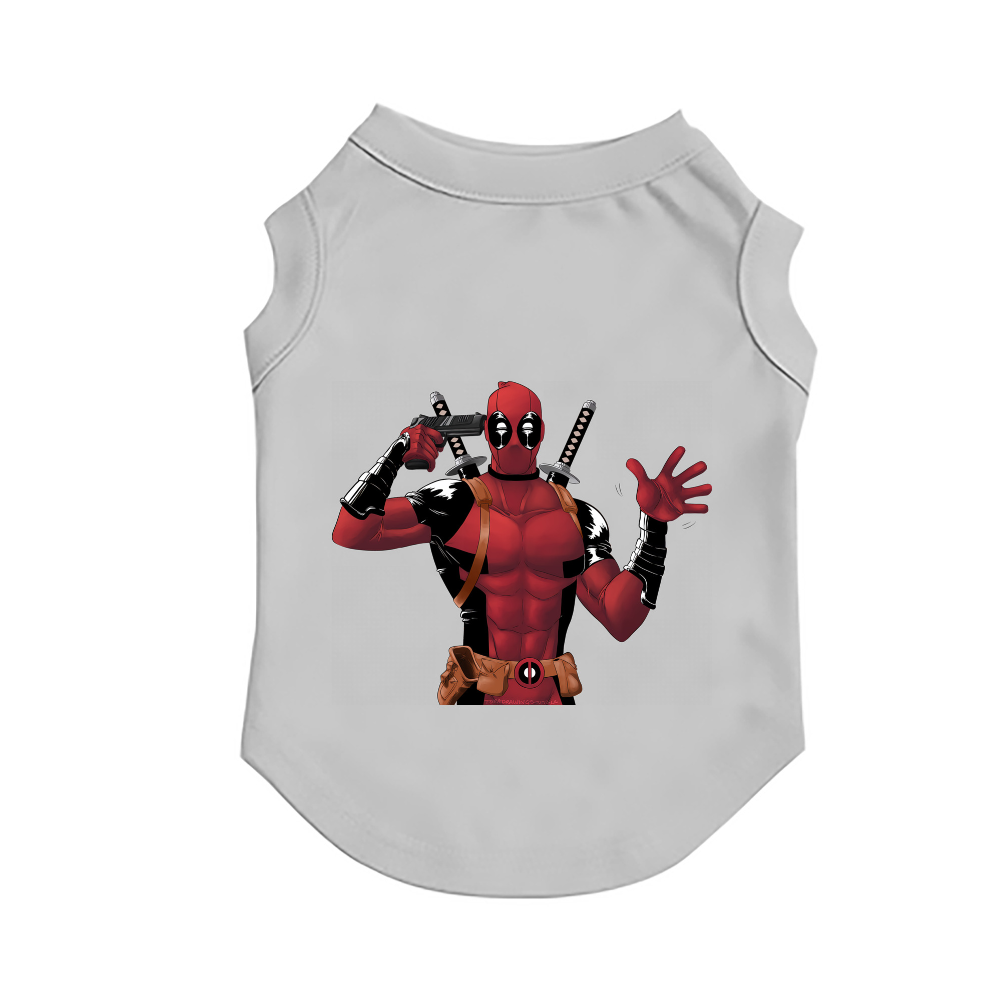 （画像用） Deadpool デッドプール ペット用ベスト
