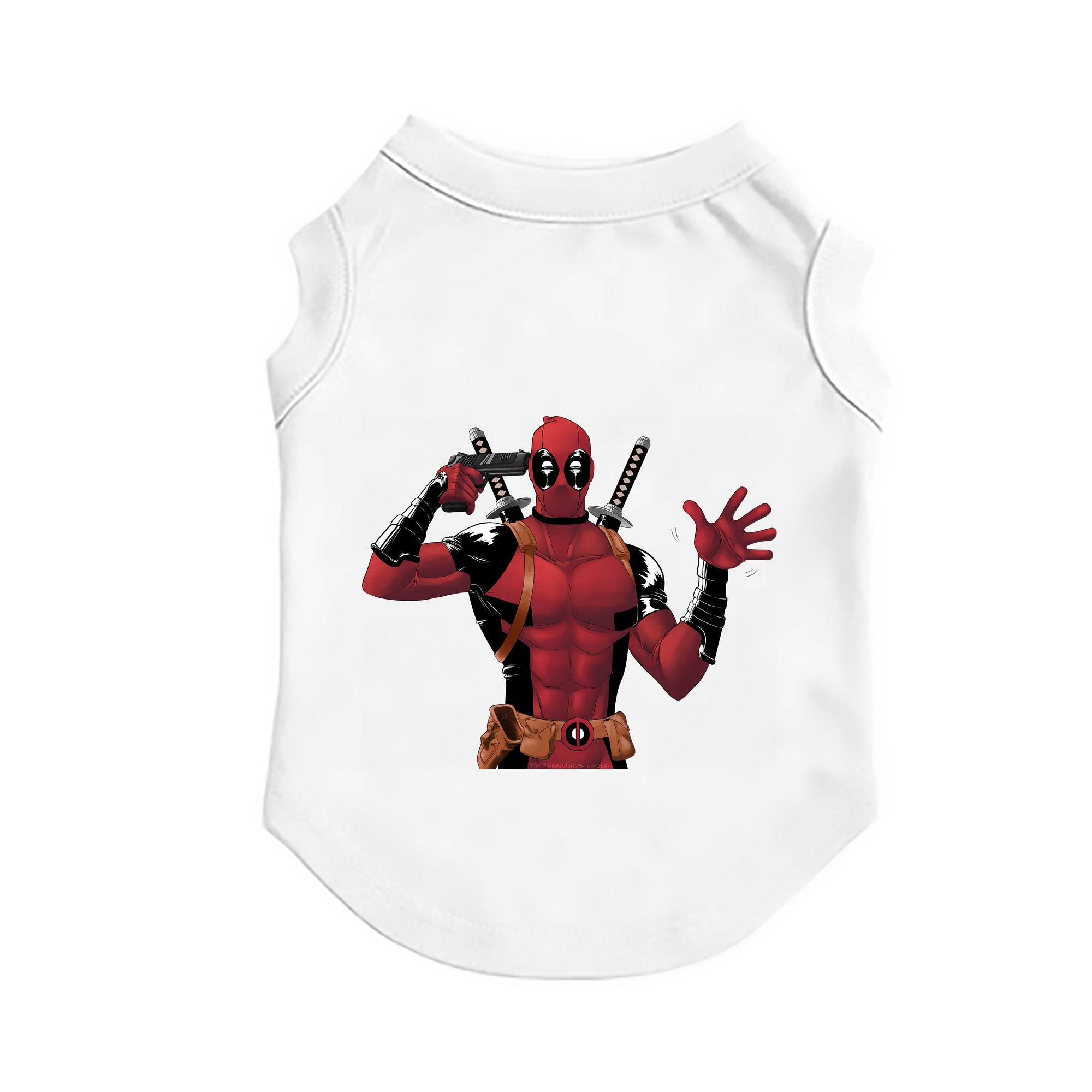（画像用） Deadpool デッドプール ペット用ベスト