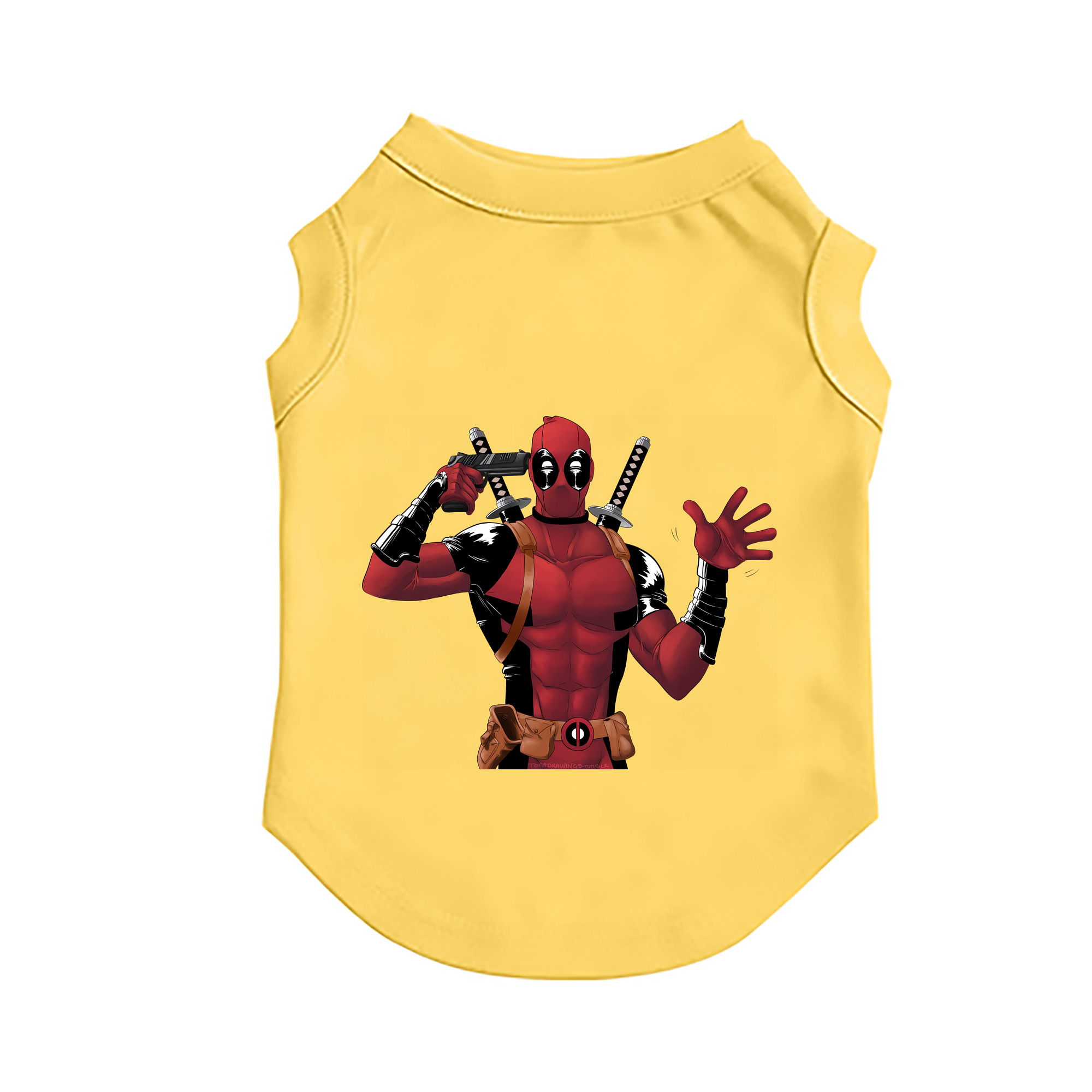 （画像用） Deadpool デッドプール ペット用ベスト