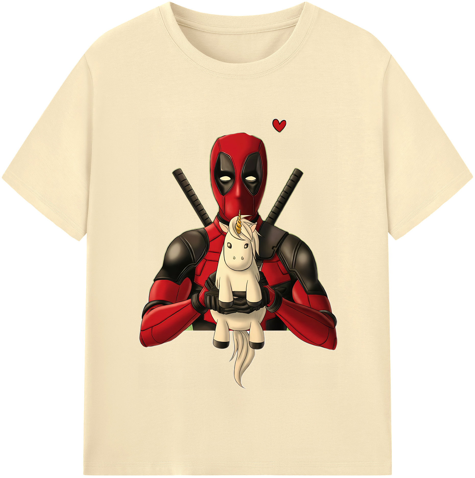 （画像用） Deadpool デッドプール 綿100％半袖Tシャツ（フロントプリント）
