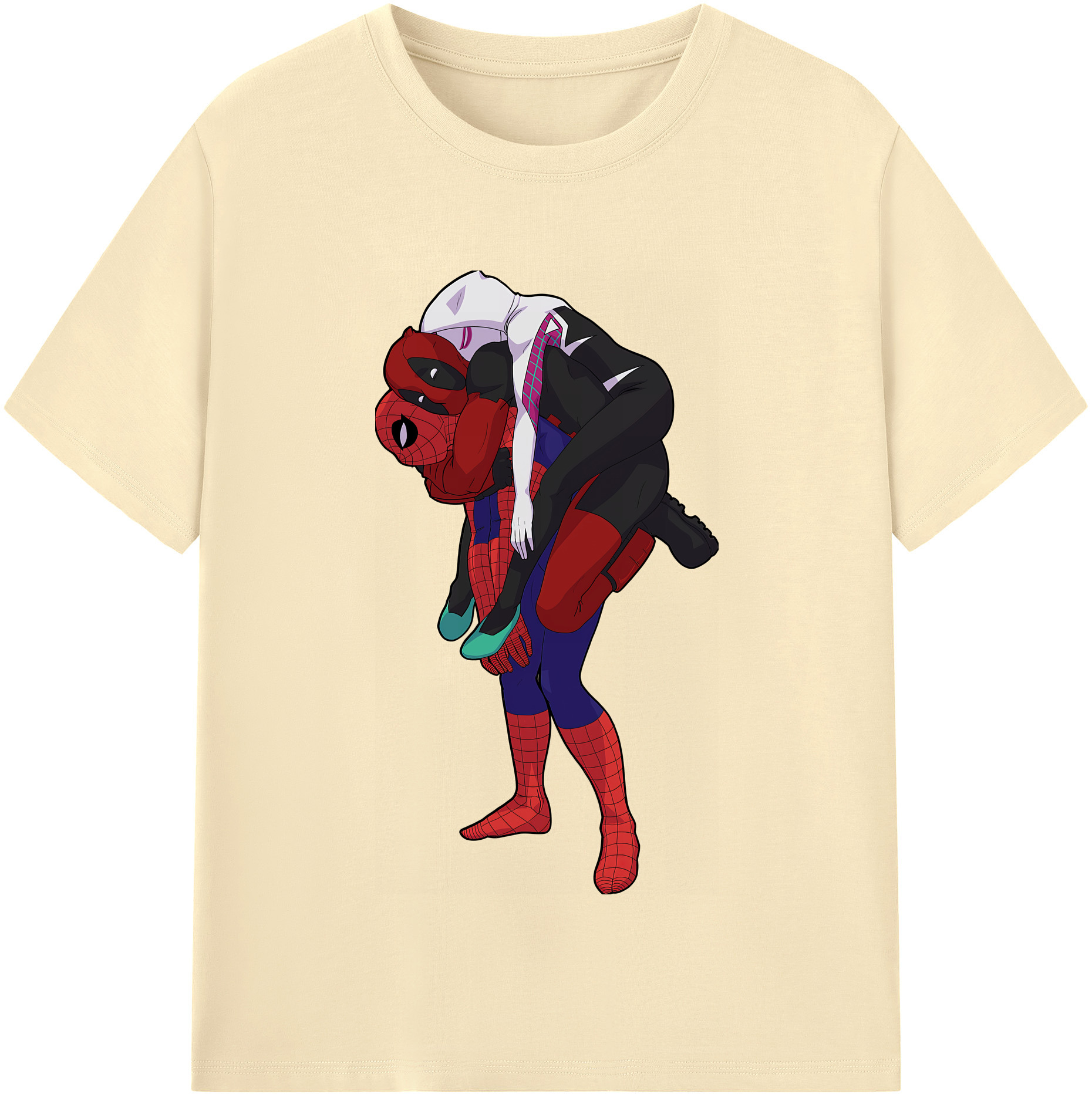 （画像用） Deadpool デッドプール 綿100％半袖Tシャツ（フロントプリント）