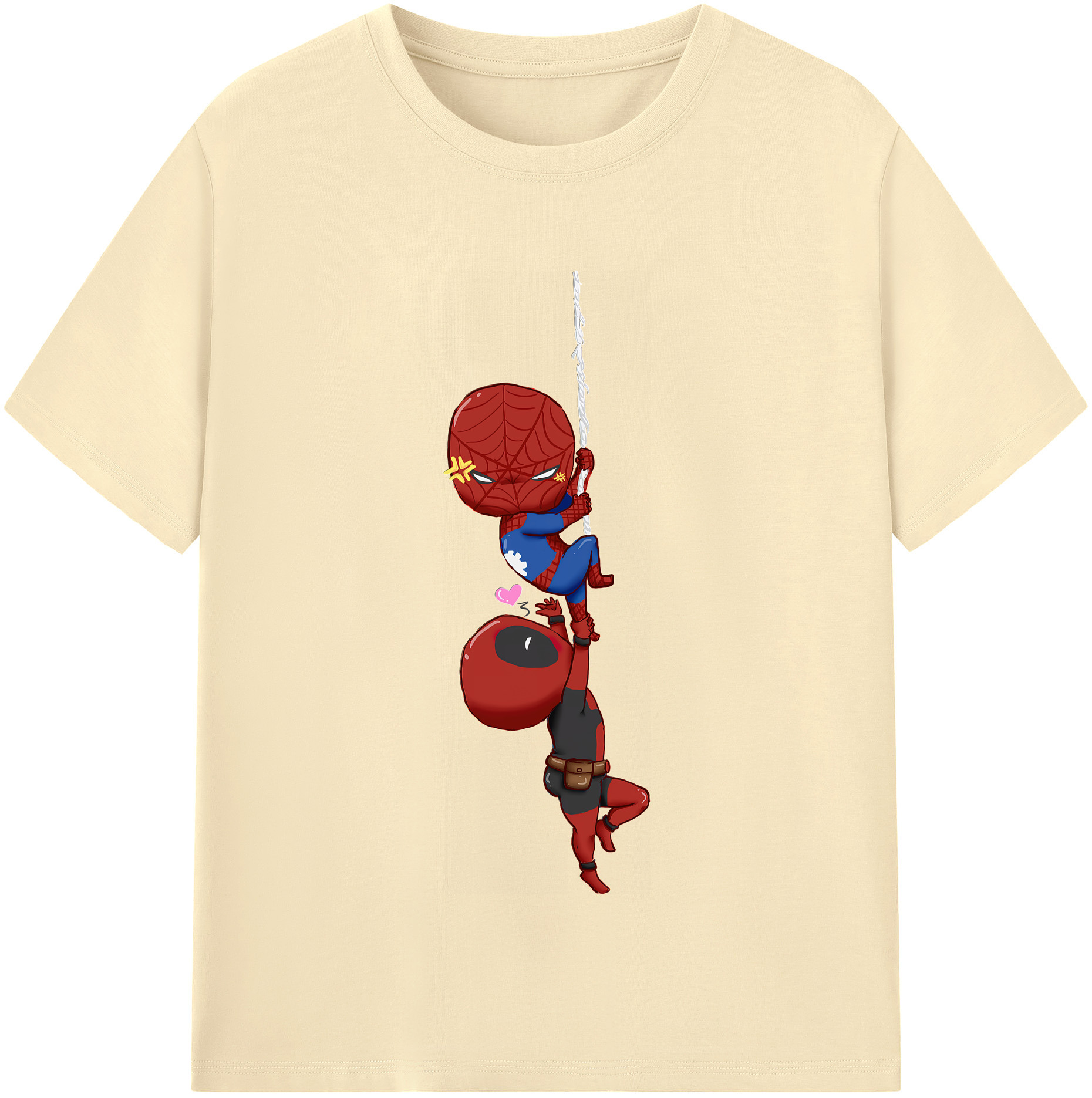 （画像用） Deadpool デッドプール 綿100％半袖Tシャツ（フロントプリント）