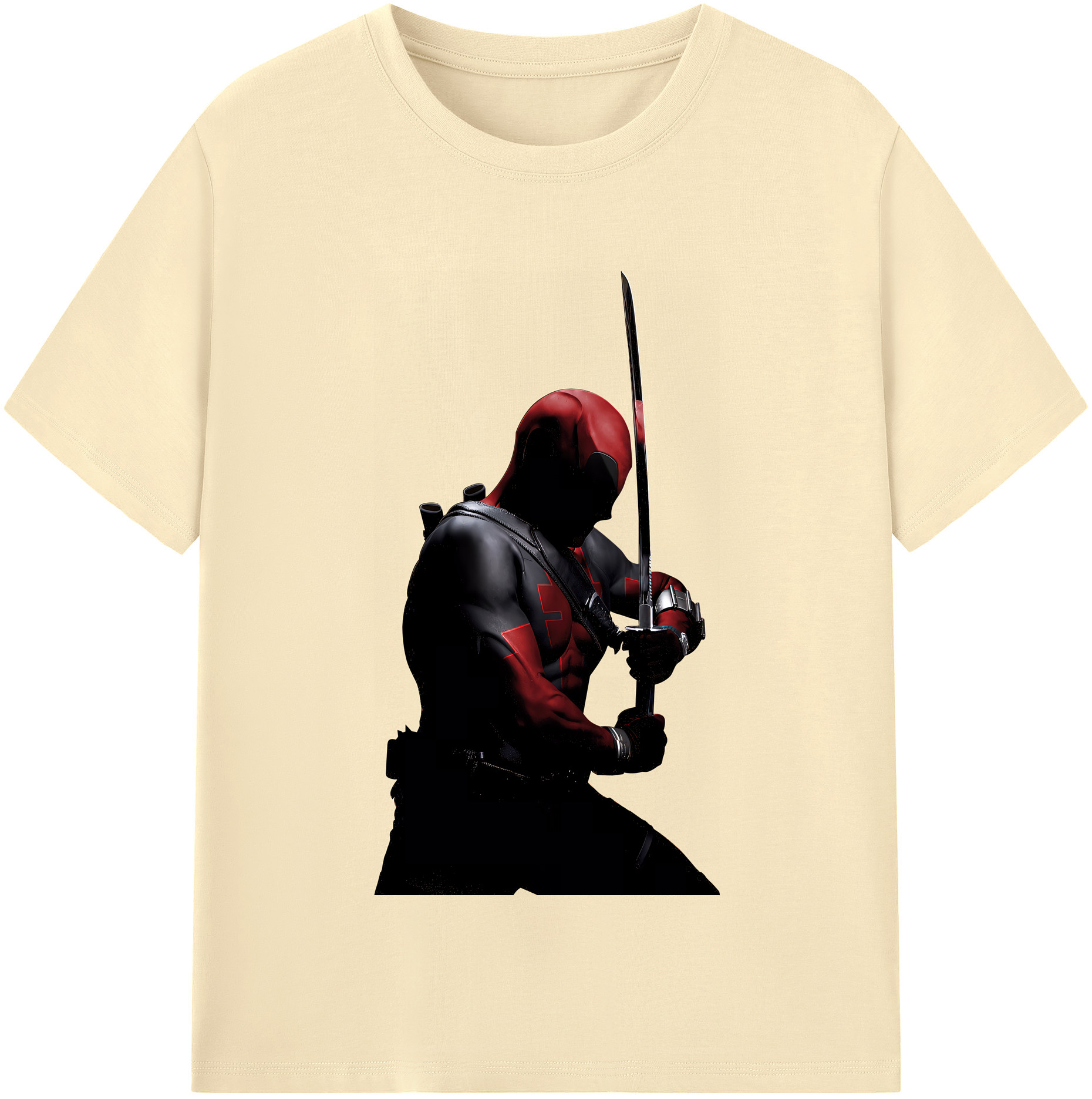 （画像用） Deadpool デッドプール 綿100％半袖Tシャツ（フロントプリント）