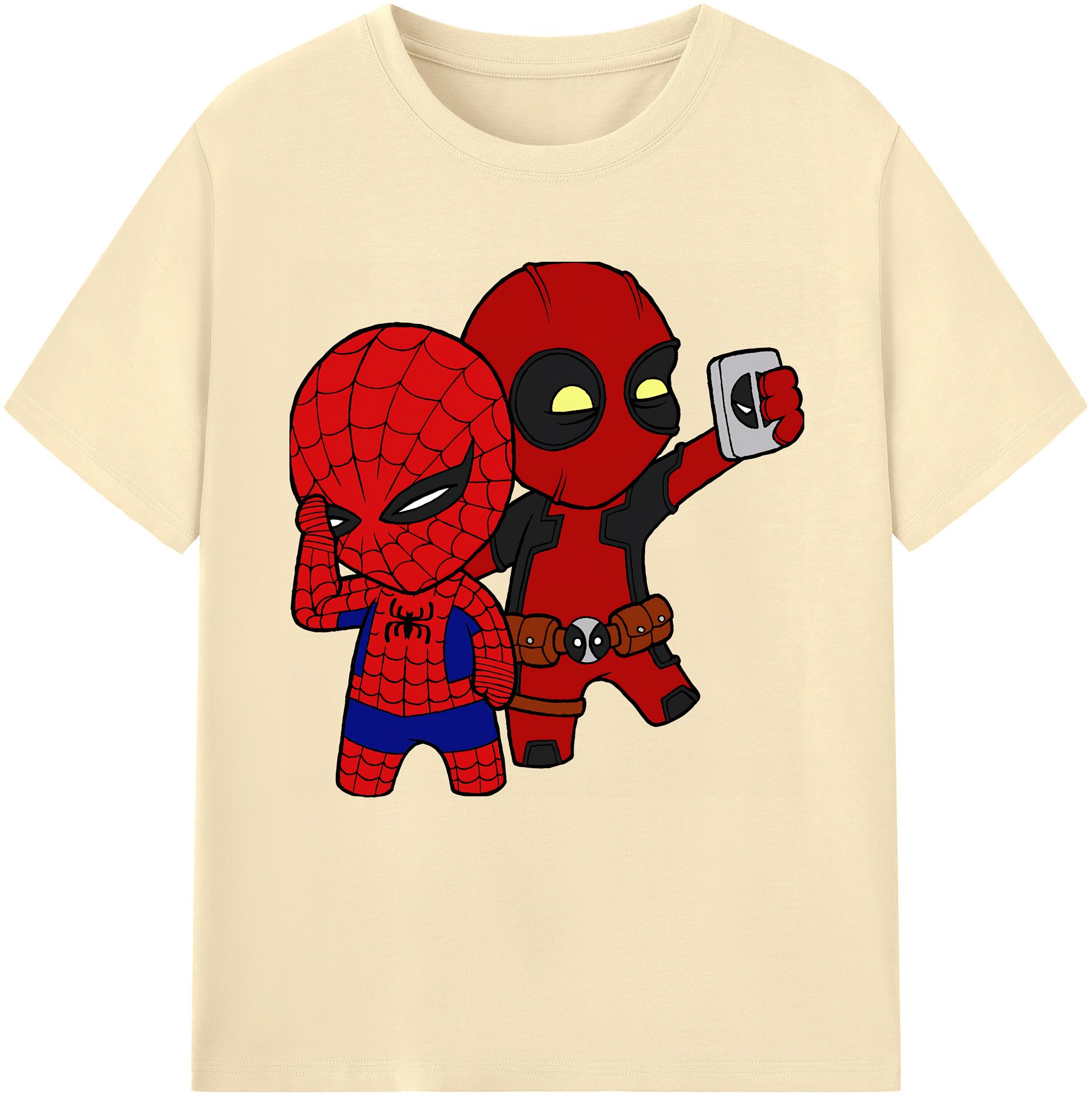 （画像用） Deadpool デッドプール 綿100％半袖Tシャツ（フロントプリント）