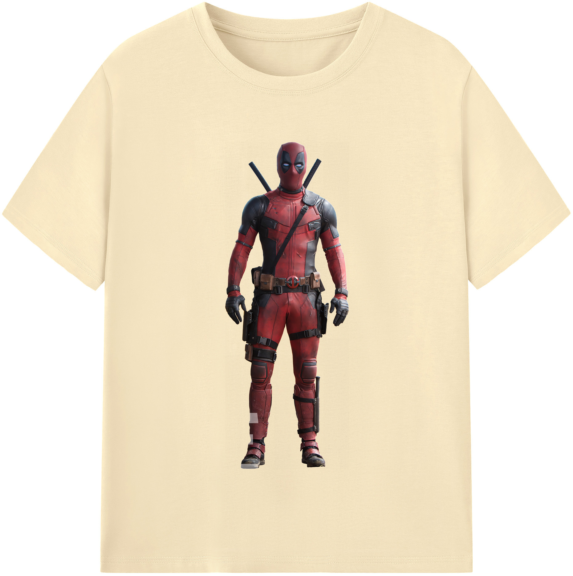 （画像用） Deadpool デッドプール 綿100％半袖Tシャツ（フロントプリント）