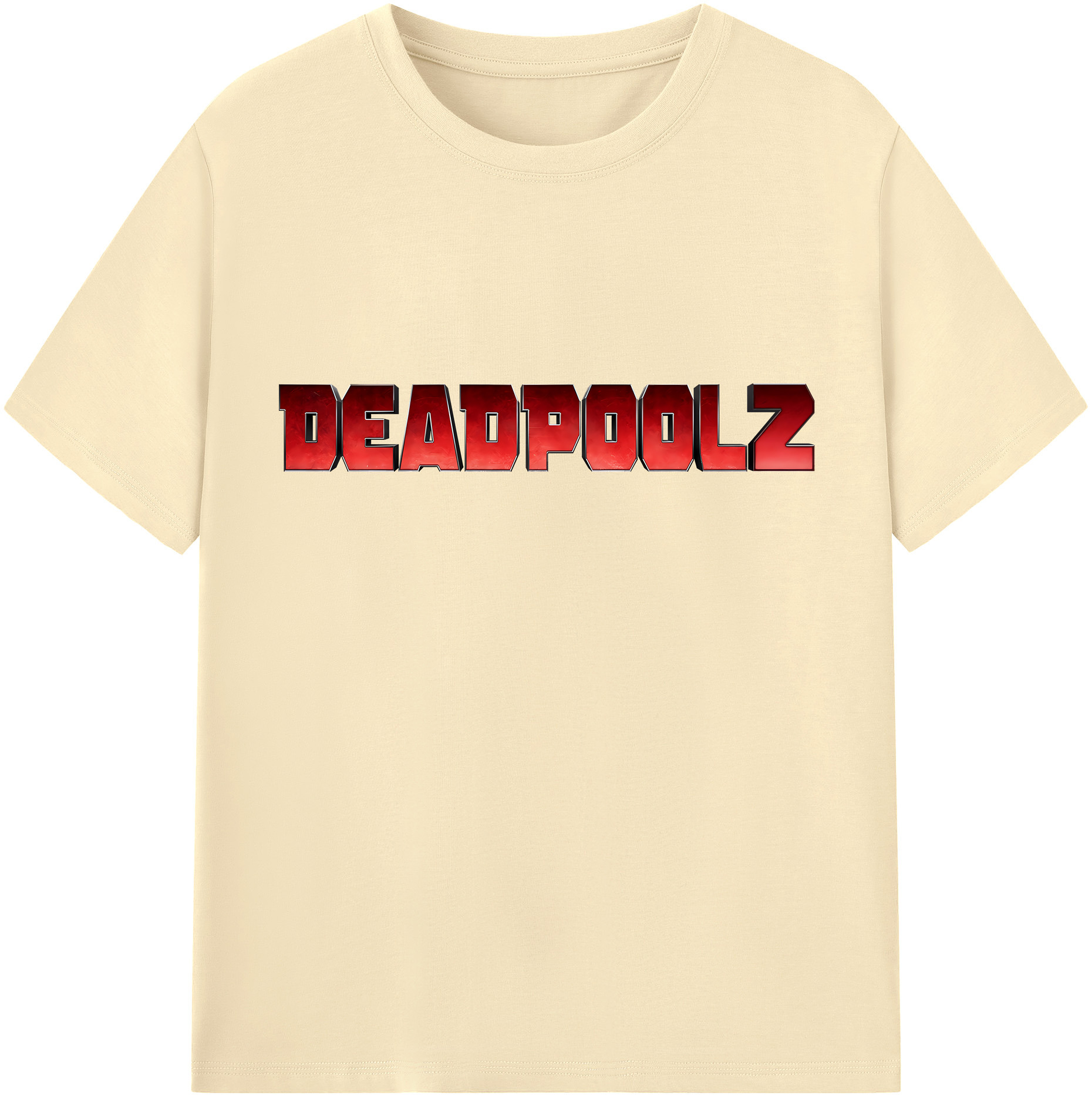 （画像用） Deadpool デッドプール 綿100％半袖Tシャツ（フロントプリント）