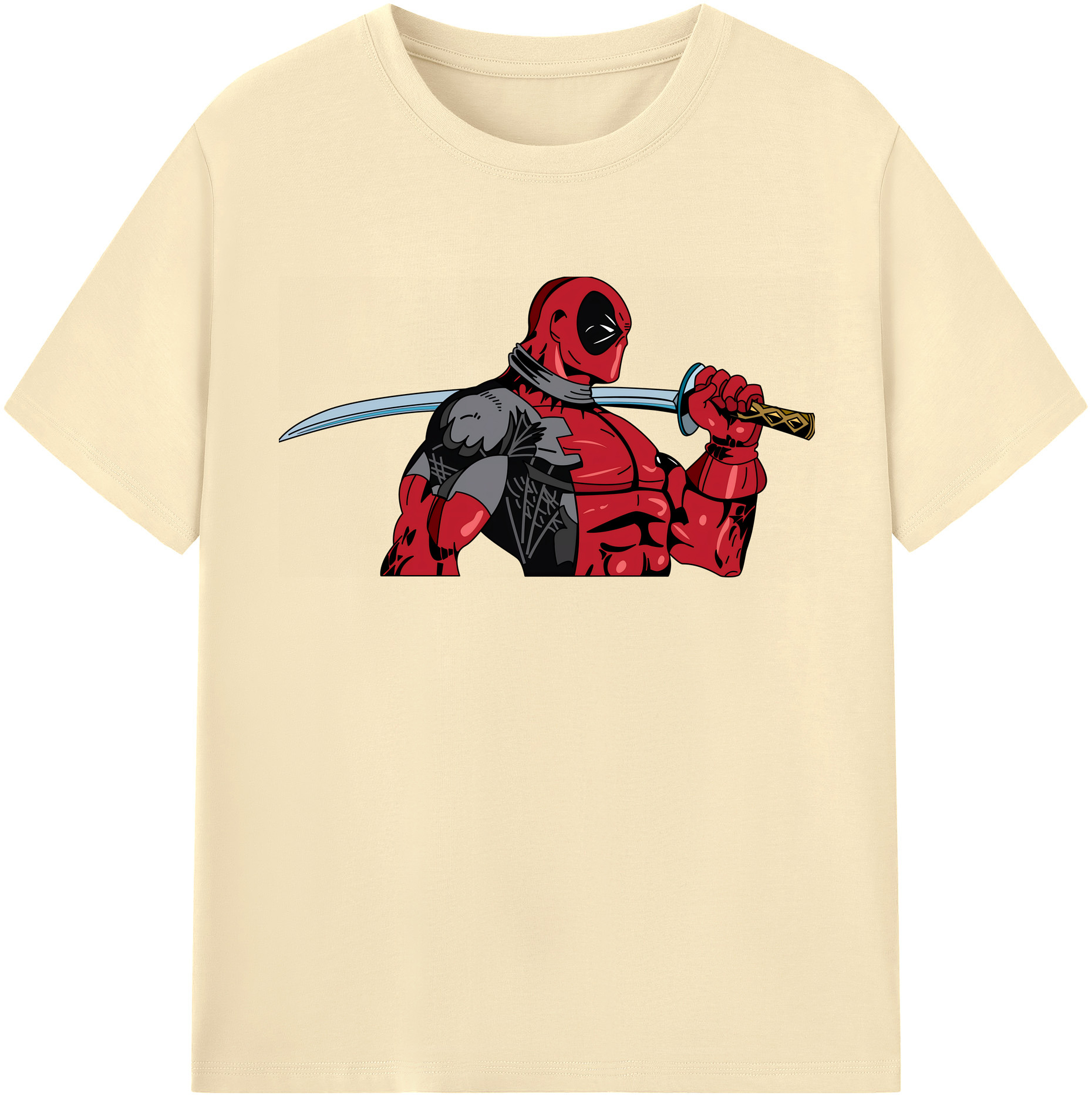 （画像用） Deadpool デッドプール 綿100％半袖Tシャツ（フロントプリント）