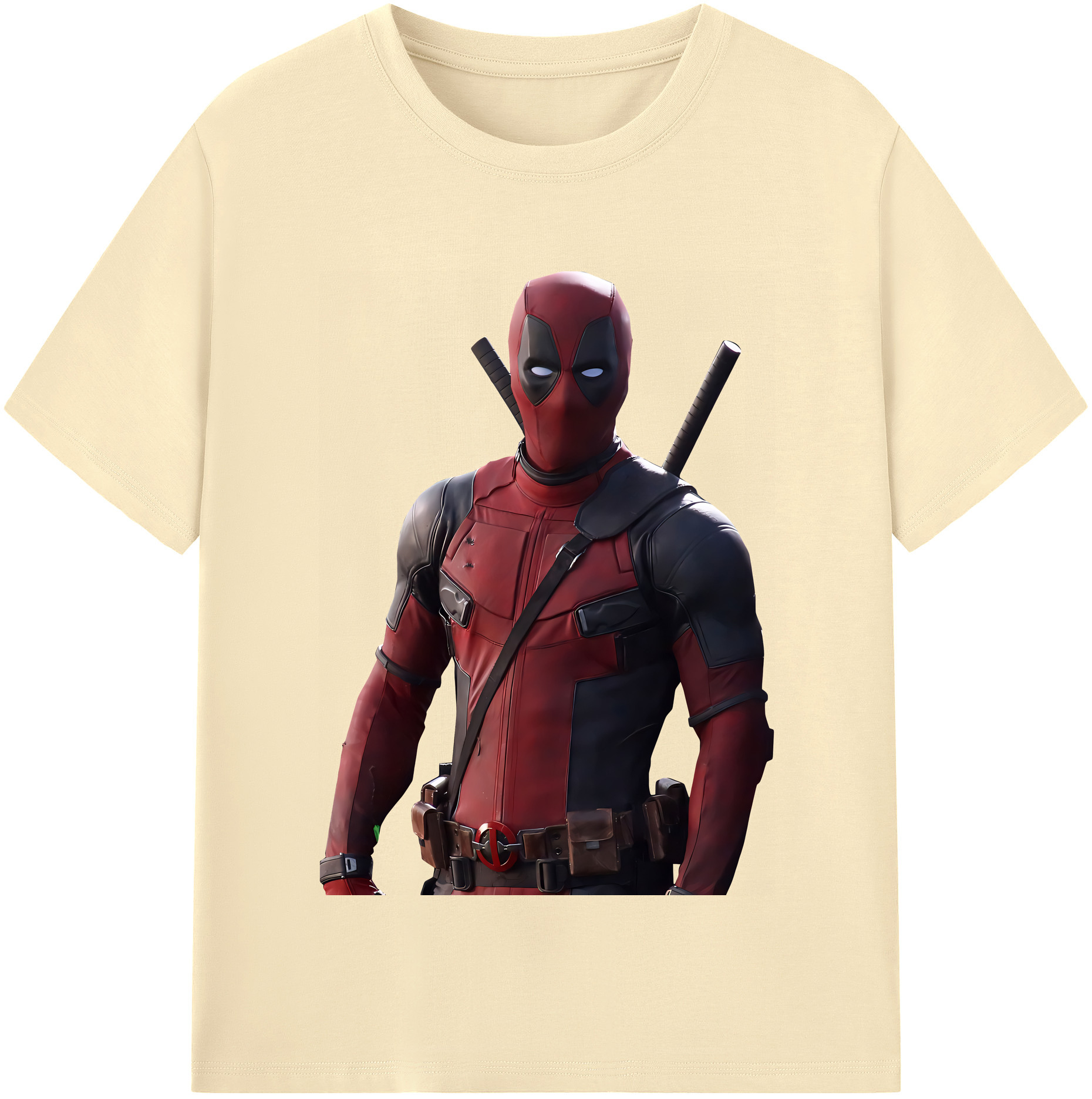 （画像用） Deadpool デッドプール 綿100％半袖Tシャツ（フロントプリント）