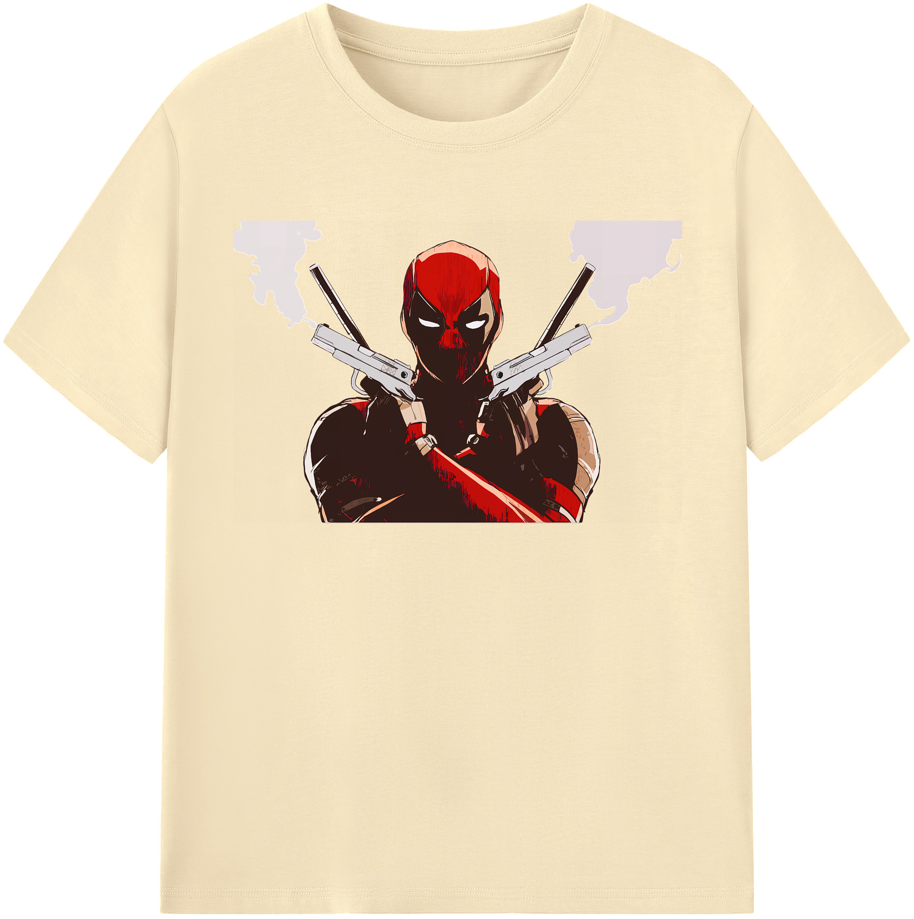 （画像用） Deadpool デッドプール 綿100％半袖Tシャツ（フロントプリント）