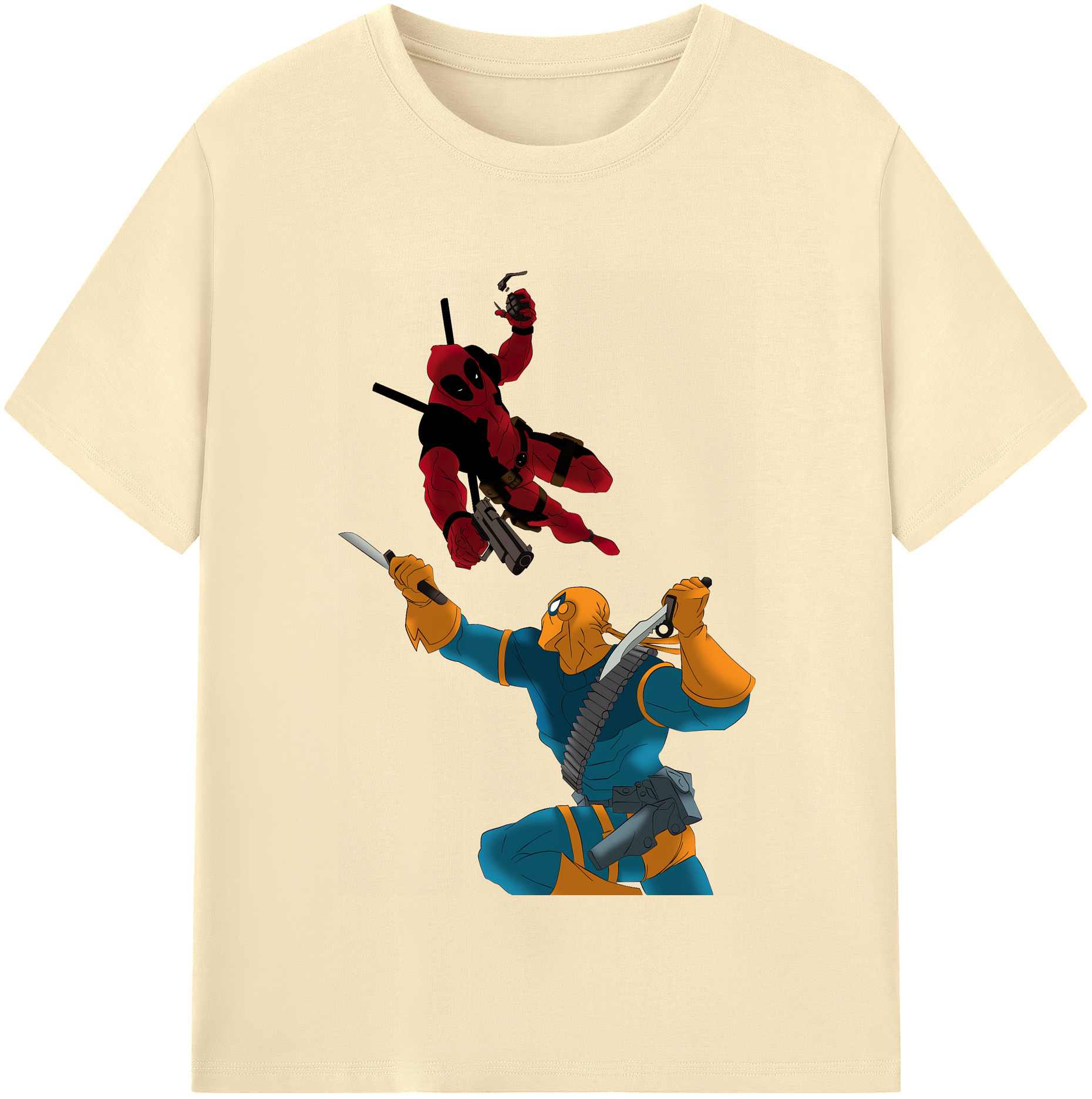（画像用） Deadpool デッドプール 綿100％半袖Tシャツ（フロントプリント）