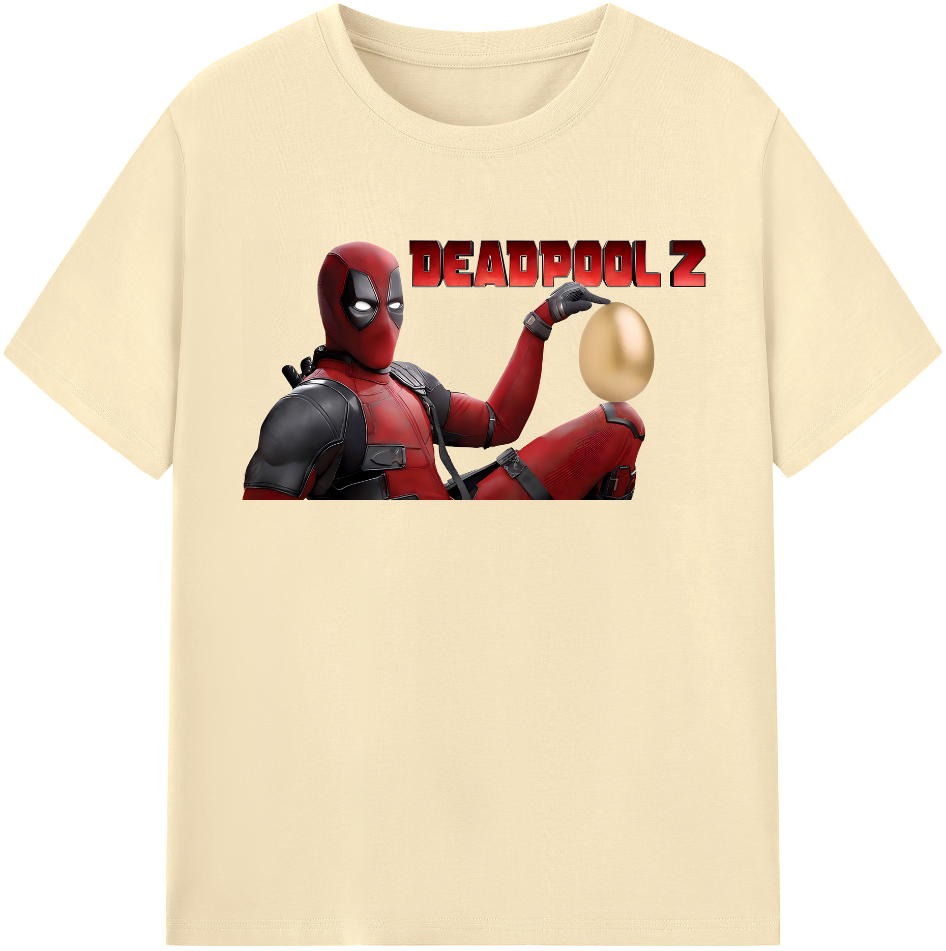 （画像用） Deadpool デッドプール 綿100％半袖Tシャツ（フロントプリント）