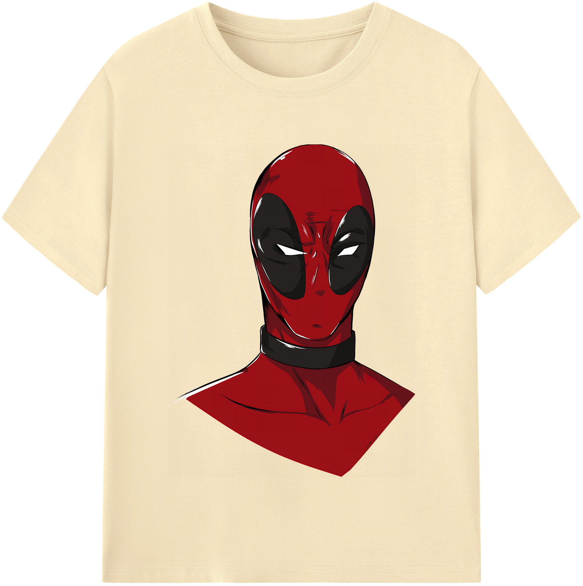 （画像用） Deadpool デッドプール 綿100％半袖Tシャツ（フロントプリント）