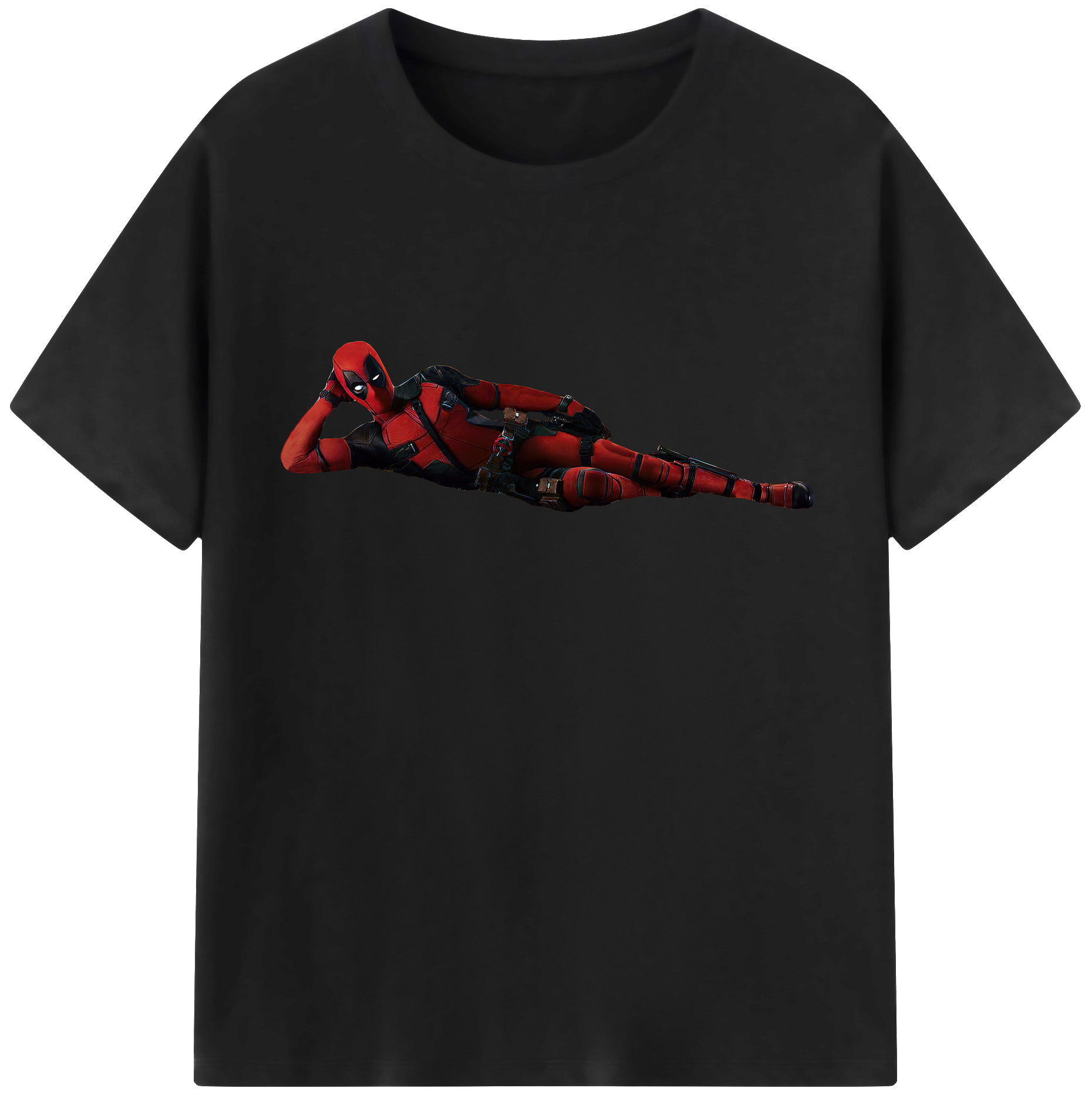 （画像用） Deadpool デッドプール 綿100％半袖Tシャツ（フロントプリント）