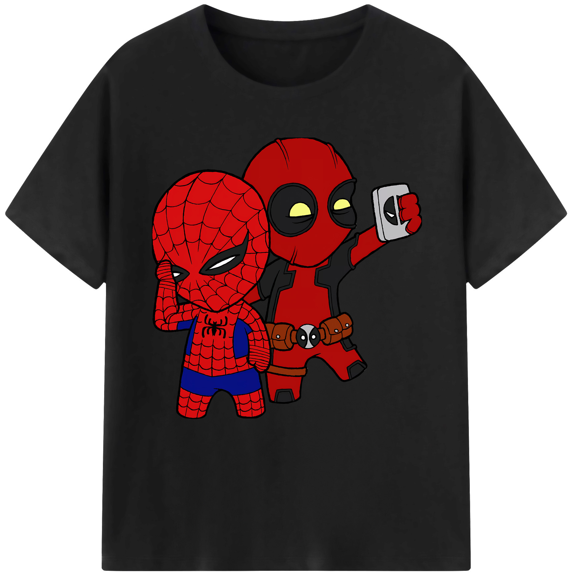 （画像用） Deadpool デッドプール 綿100％半袖Tシャツ（フロントプリント）