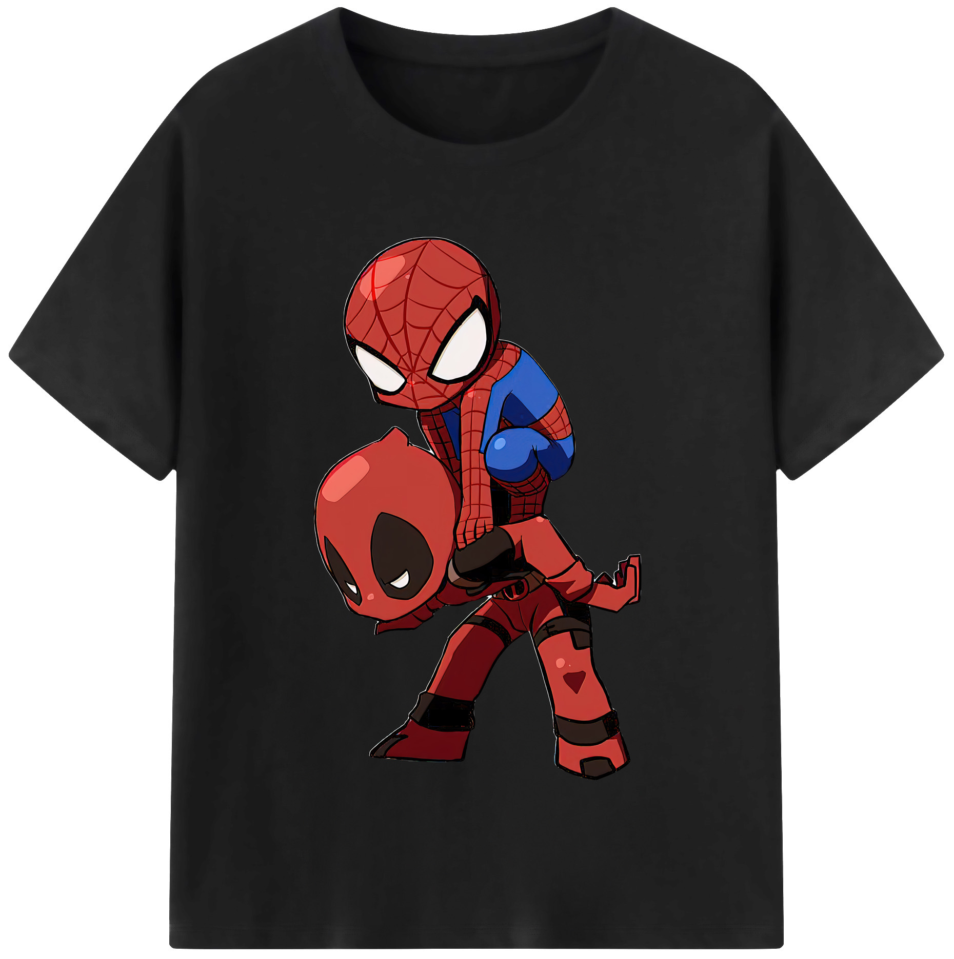 （画像用） Deadpool デッドプール 綿100％半袖Tシャツ（フロントプリント）