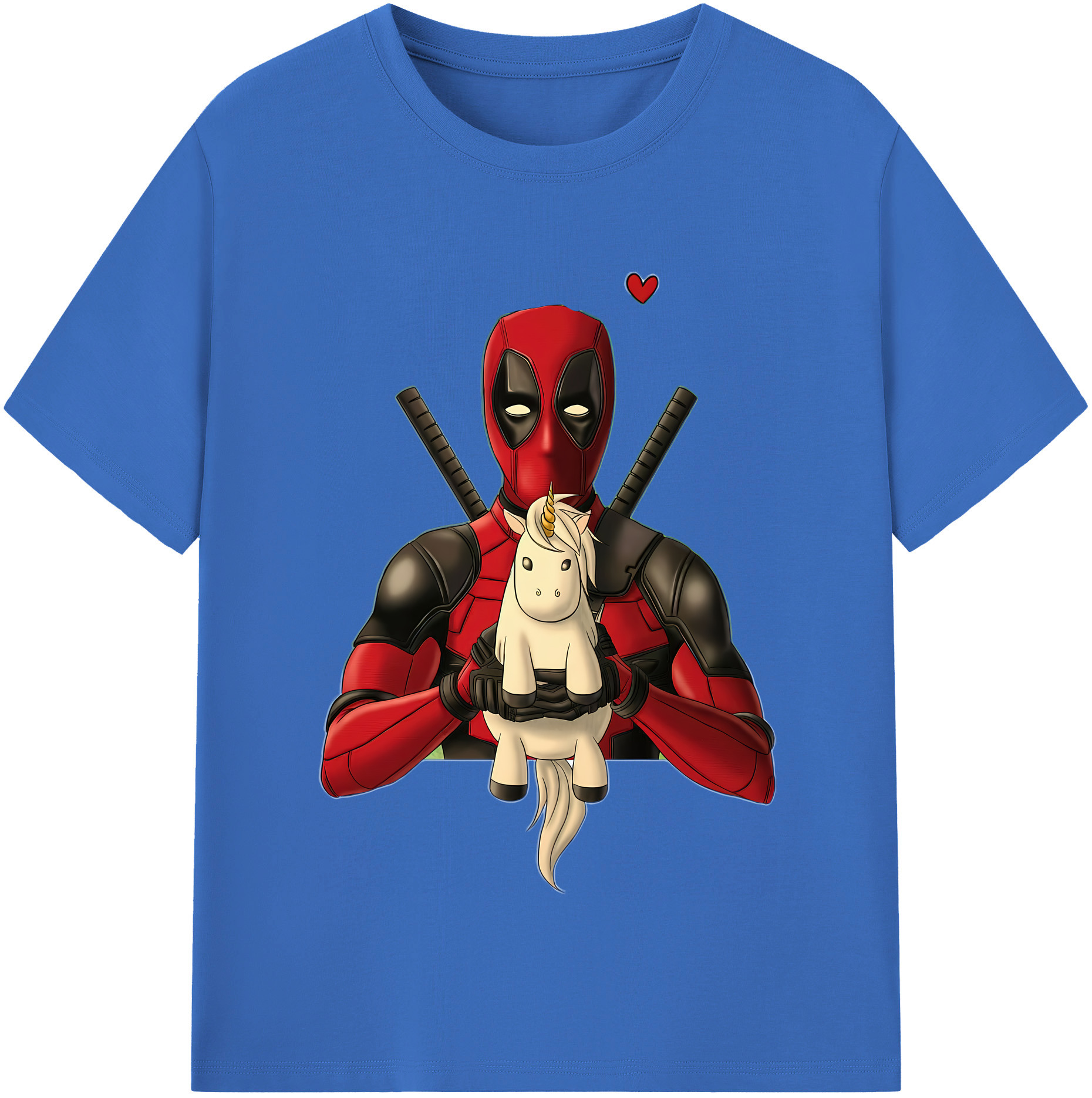 （画像用） Deadpool デッドプール 綿100％半袖Tシャツ（フロントプリント）