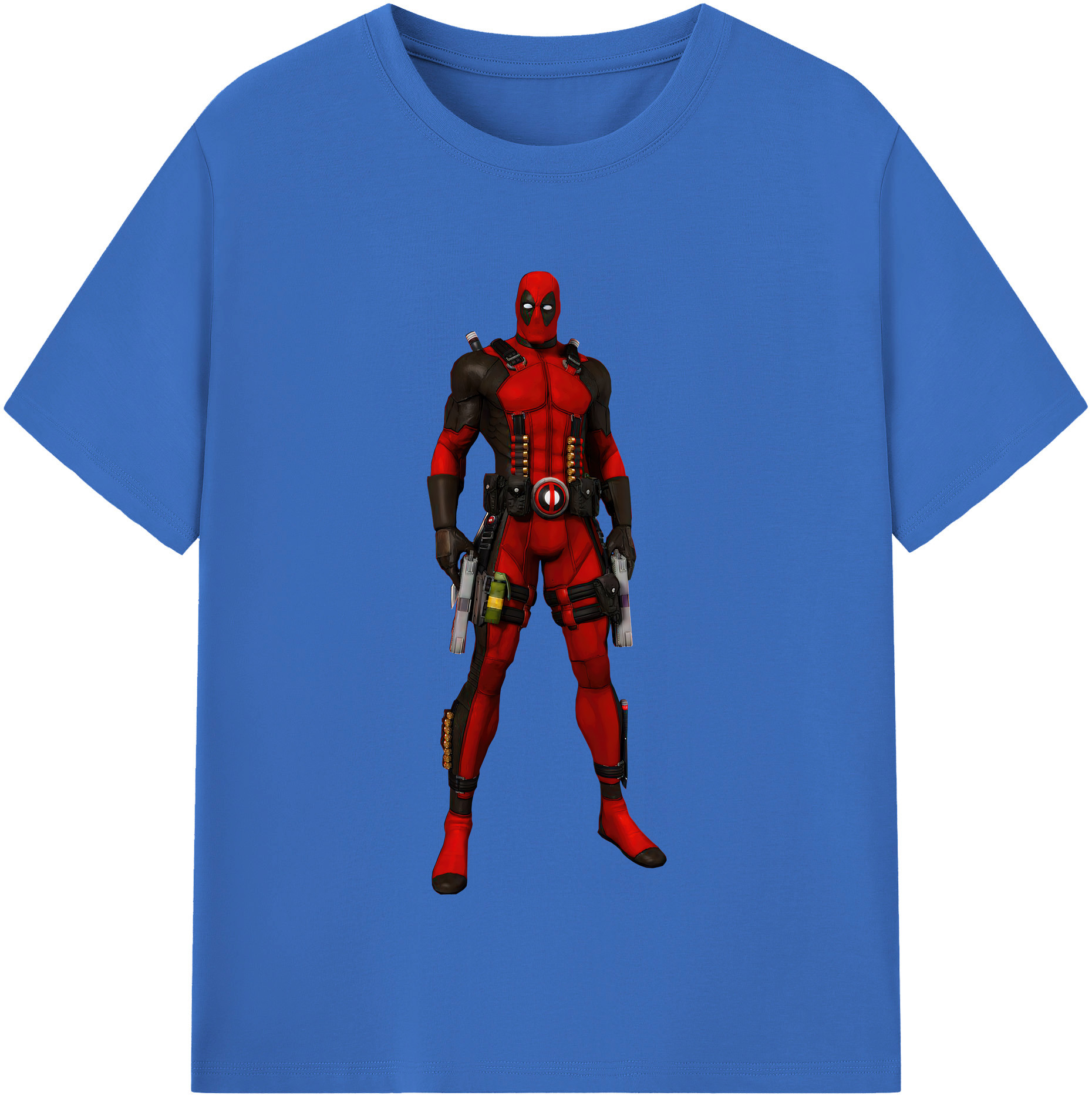 （画像用） Deadpool デッドプール 綿100％半袖Tシャツ（フロントプリント）