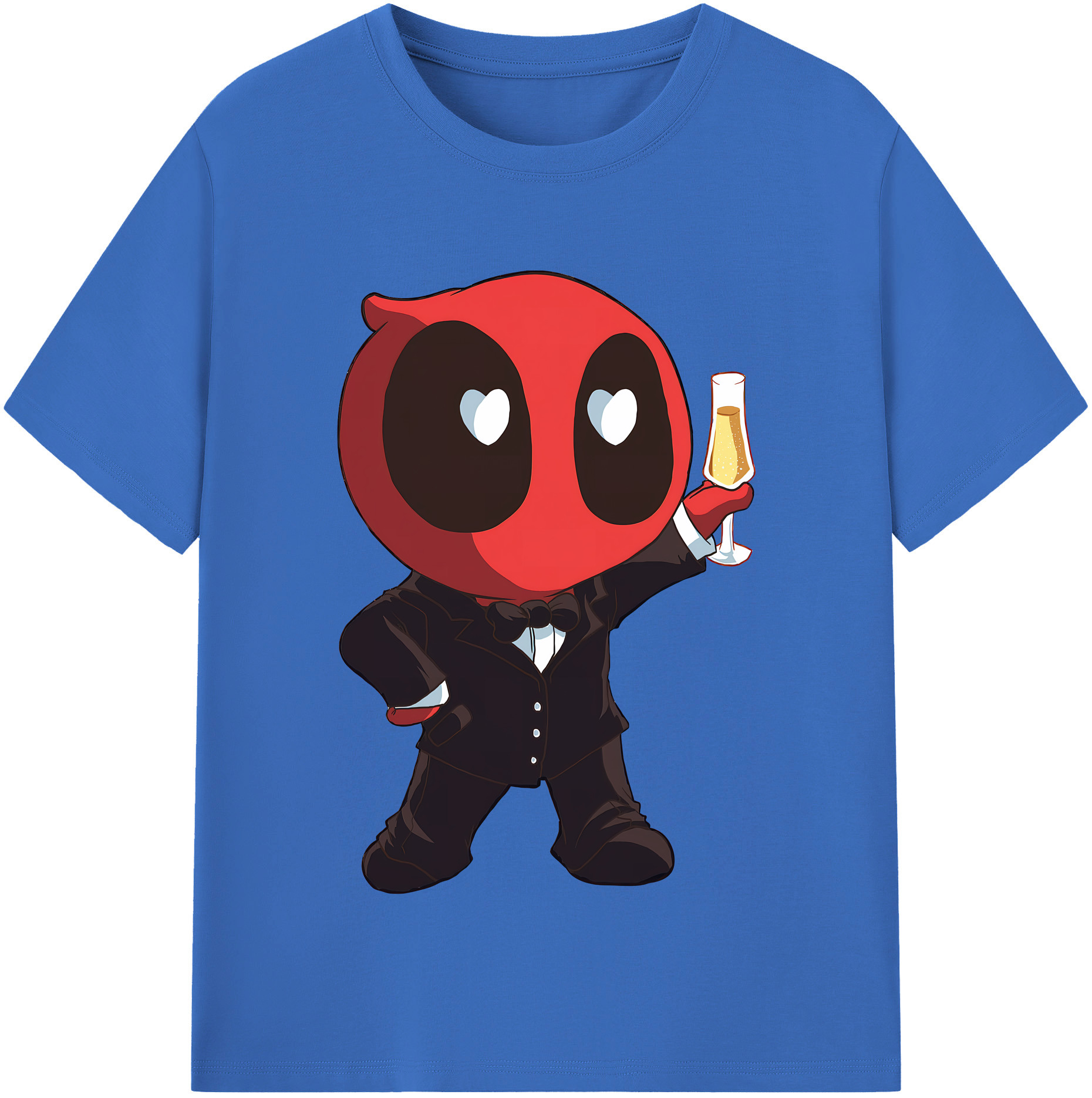 （画像用） Deadpool デッドプール 綿100％半袖Tシャツ（フロントプリント）