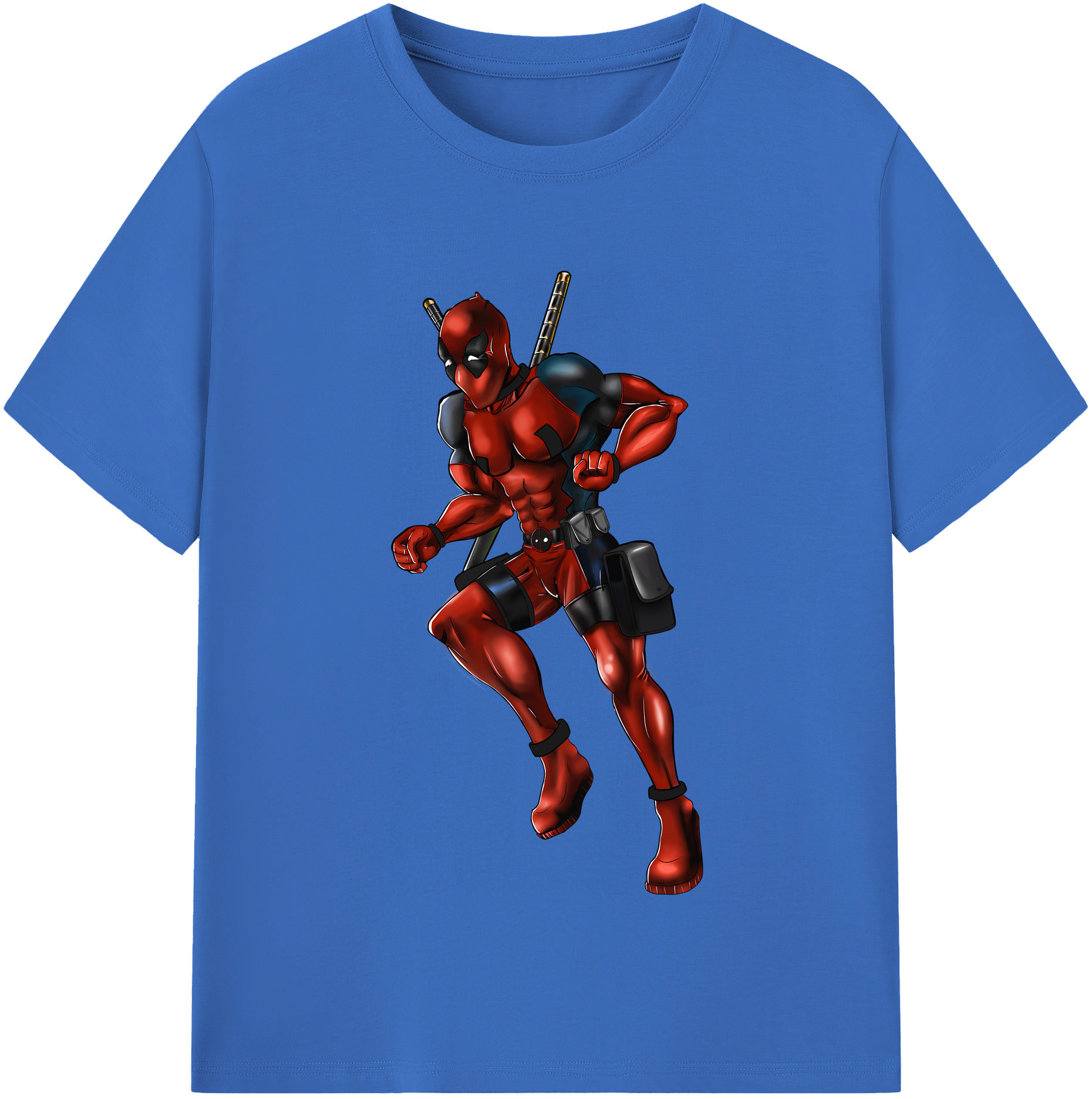 （画像用） Deadpool デッドプール 綿100％半袖Tシャツ（フロントプリント）