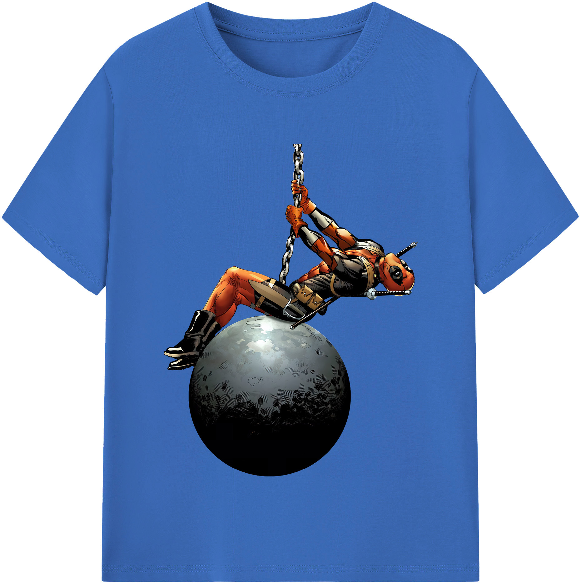 （画像用） Deadpool デッドプール 綿100％半袖Tシャツ（フロントプリント）