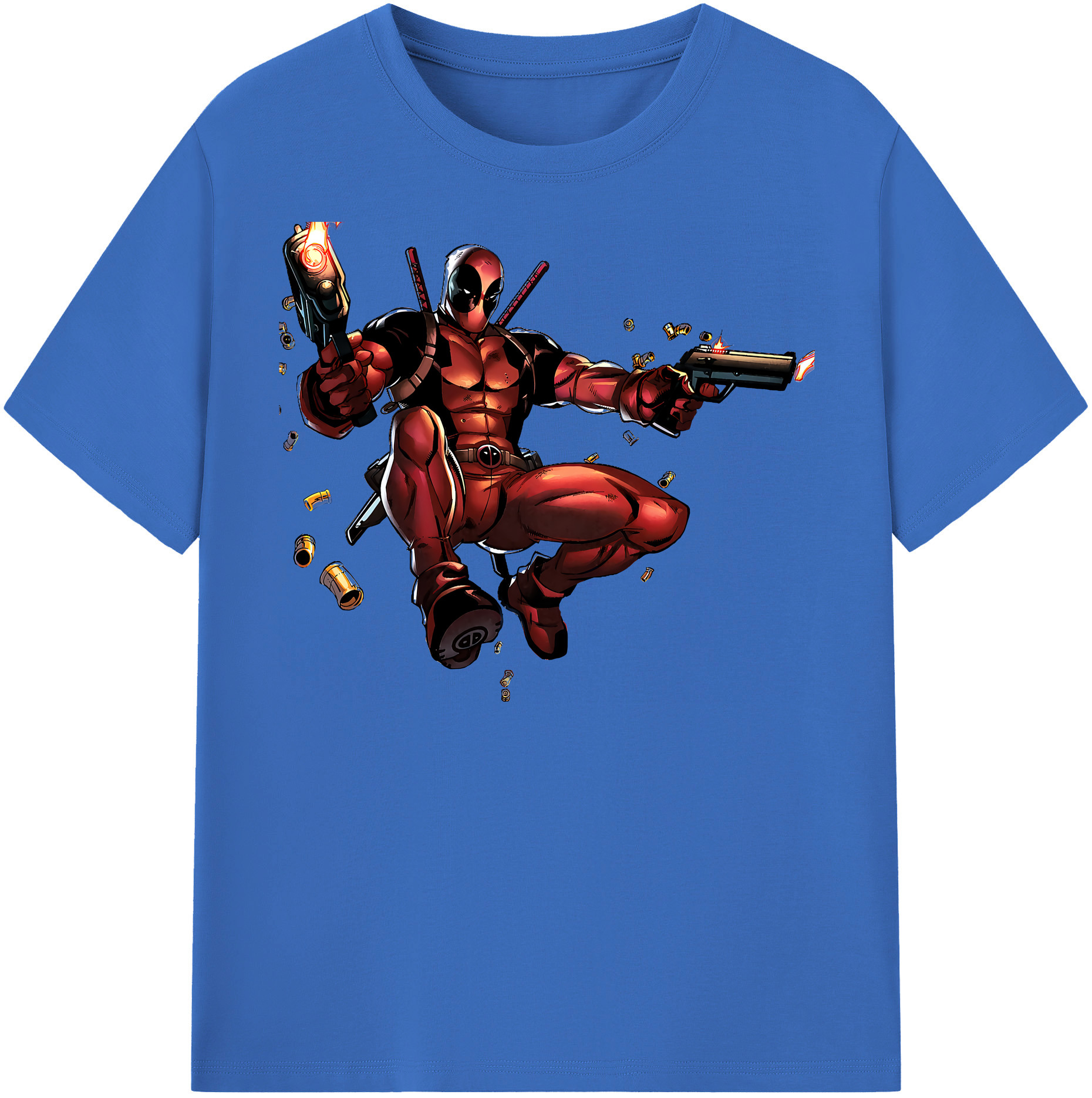 （画像用） Deadpool デッドプール 綿100％半袖Tシャツ（フロントプリント）